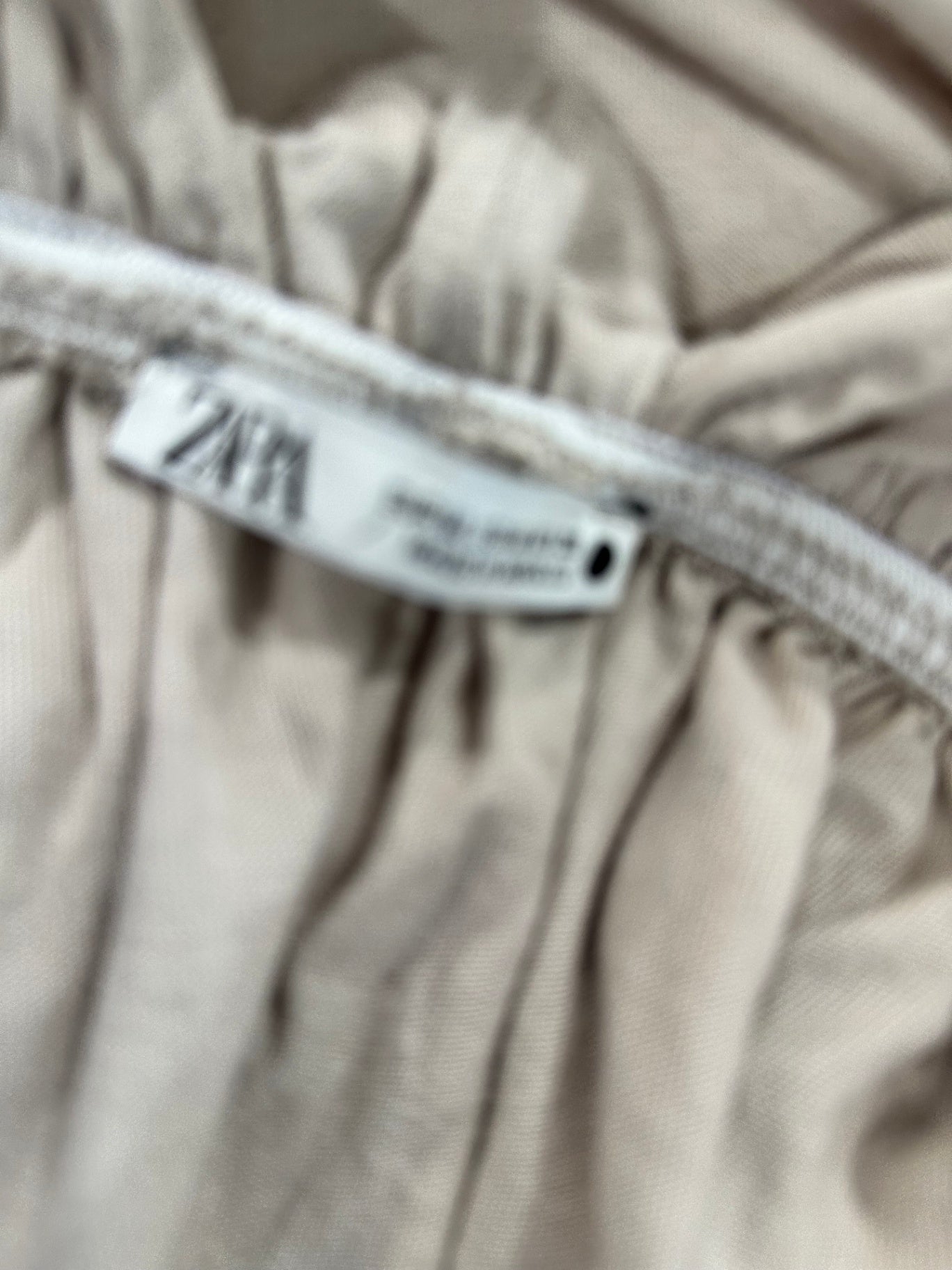 [SALE] Zara - Goddess Dress - Medium - Beige - 100% Cotton