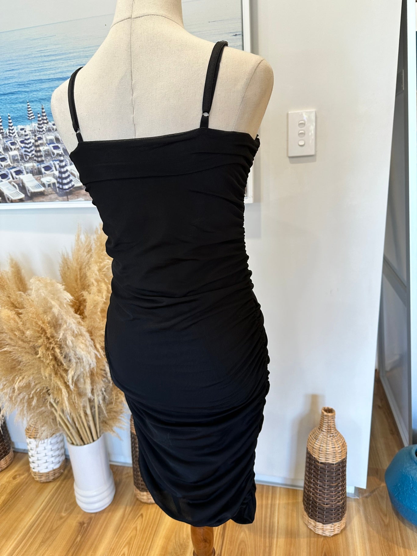 Zara - Body Con / Little Black Dress - Small / Medium 