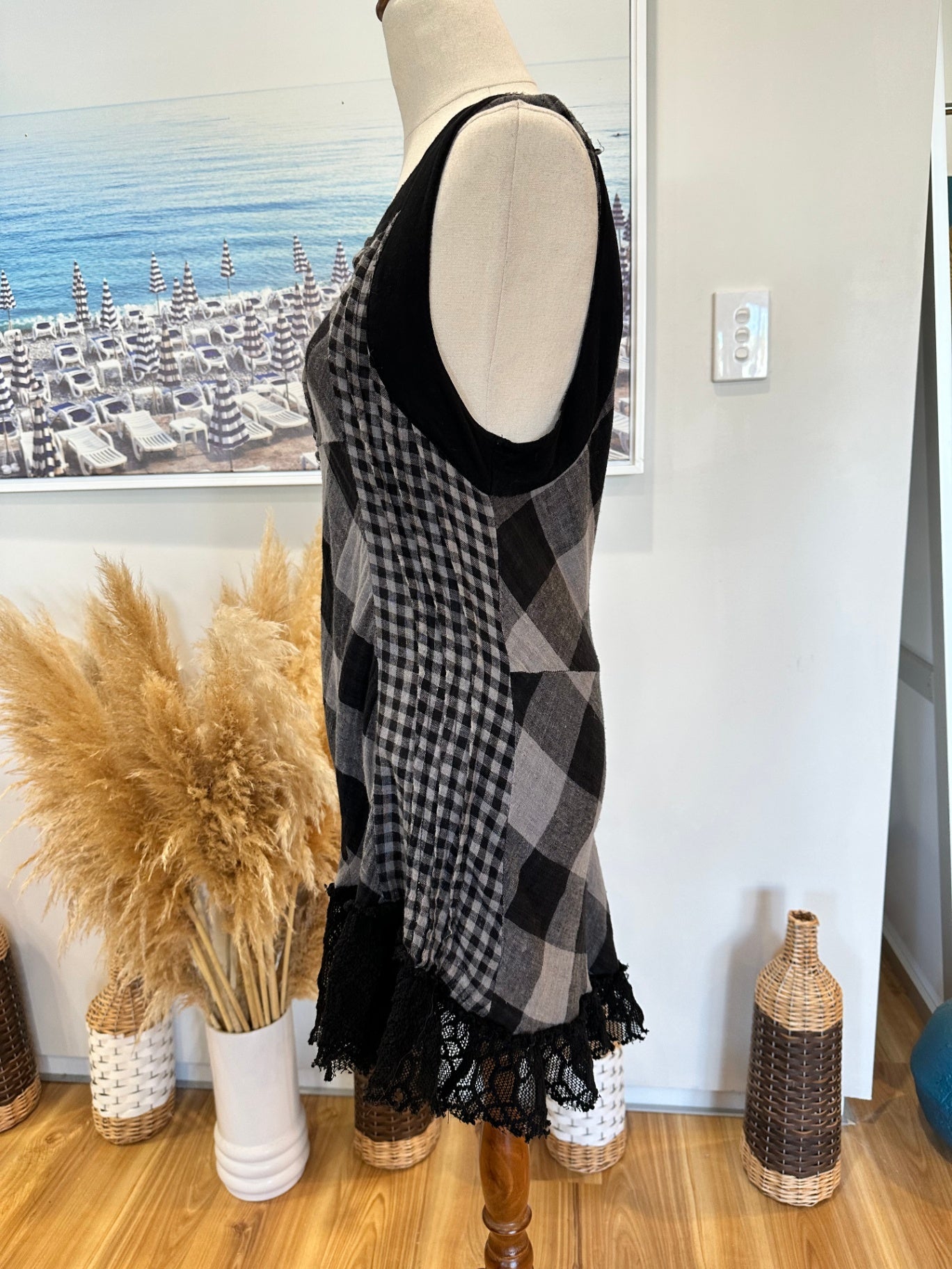 [SALE] Boo Radley - Dress - Size Small - Black and grey