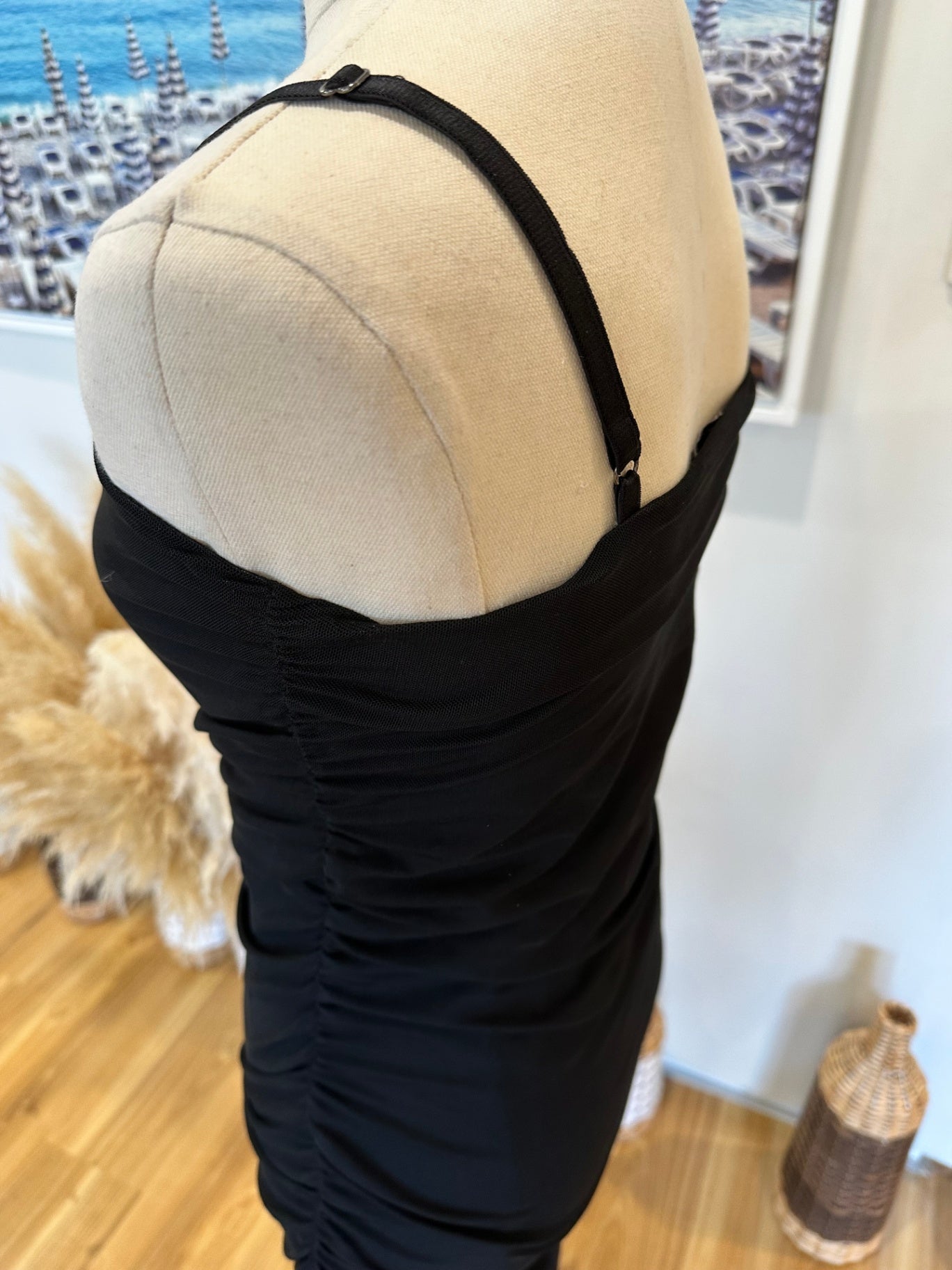 Zara - Body Con / Little Black Dress - Small / Medium 