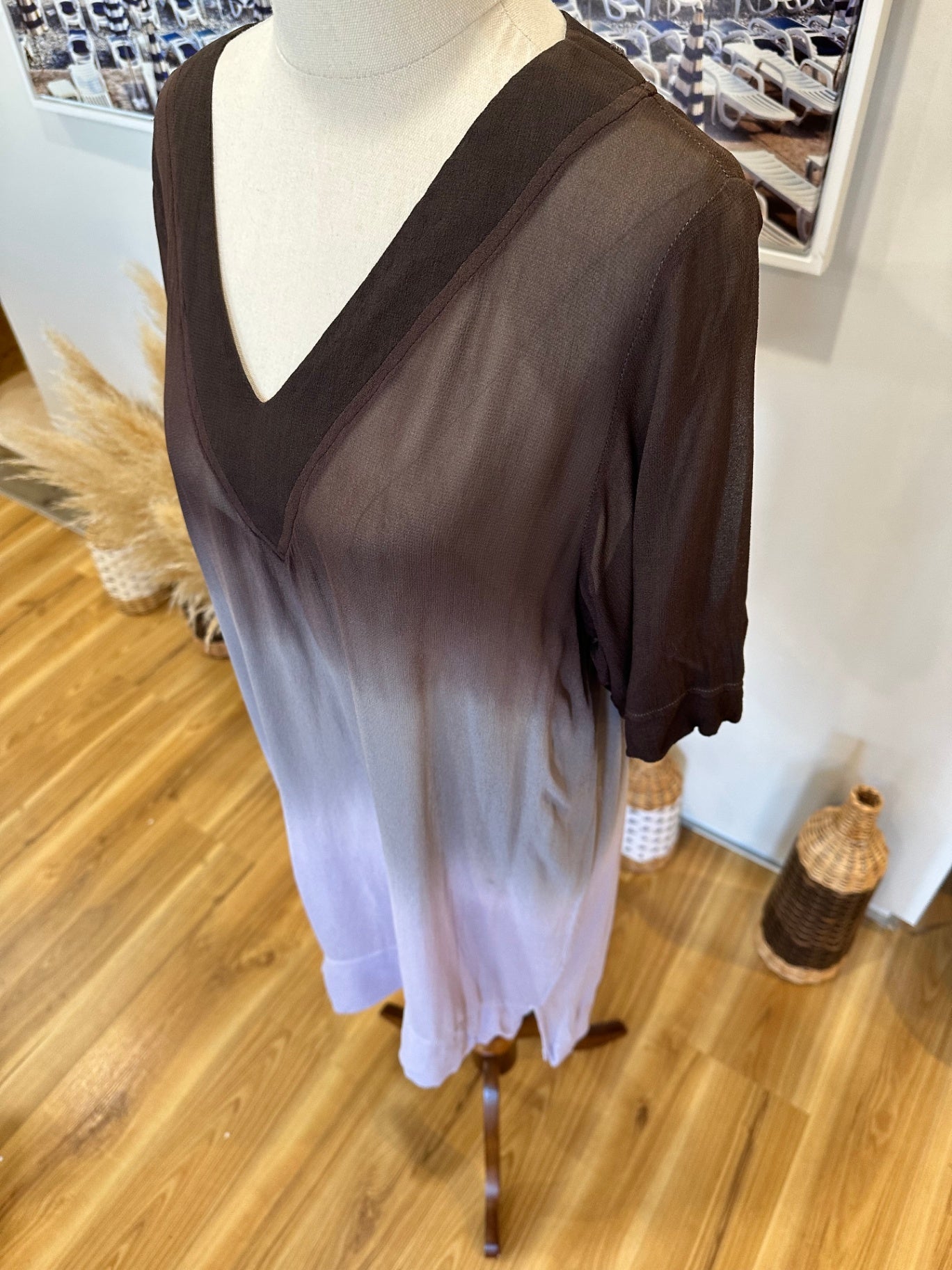 Coco + Bella - Dress - Medium - Ombre [Flaw at neckline]