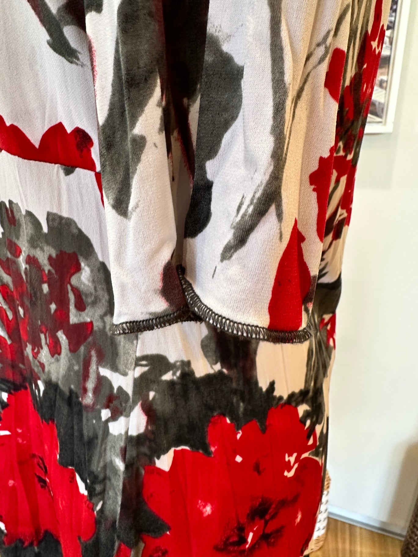 Cachet - Dress - Size 10 - Red, Black, White, Gray