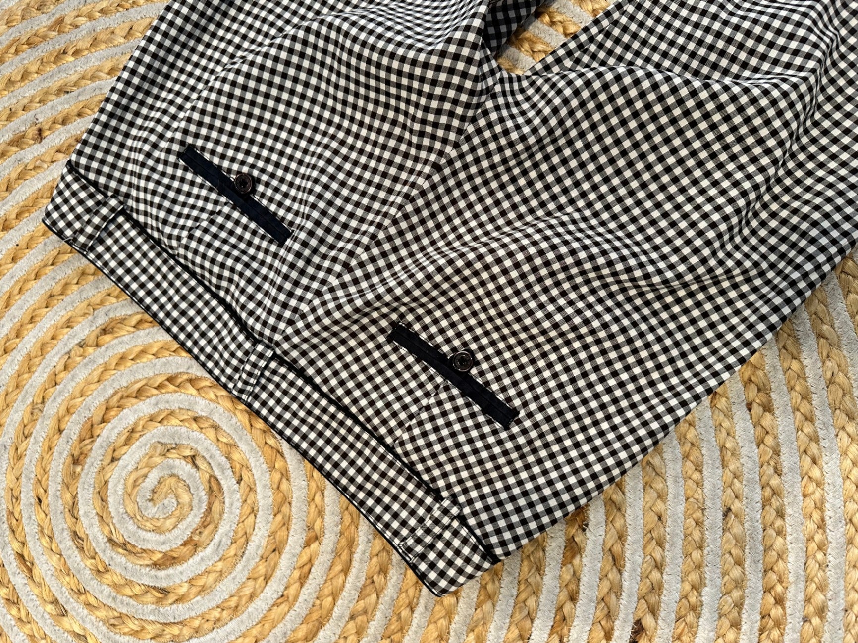 Ben Sherman - Pants - Medium - Black and White Gingham