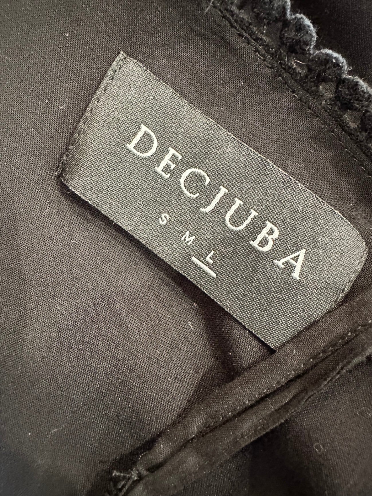 Decjuba - Bohemian Summer Dress - Large - Black