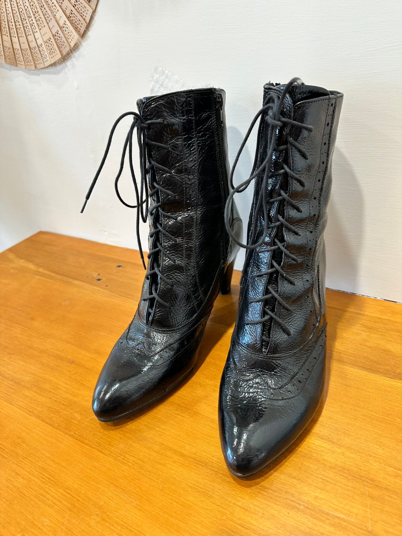 Steampunk Boots - Size EU 39 - Black