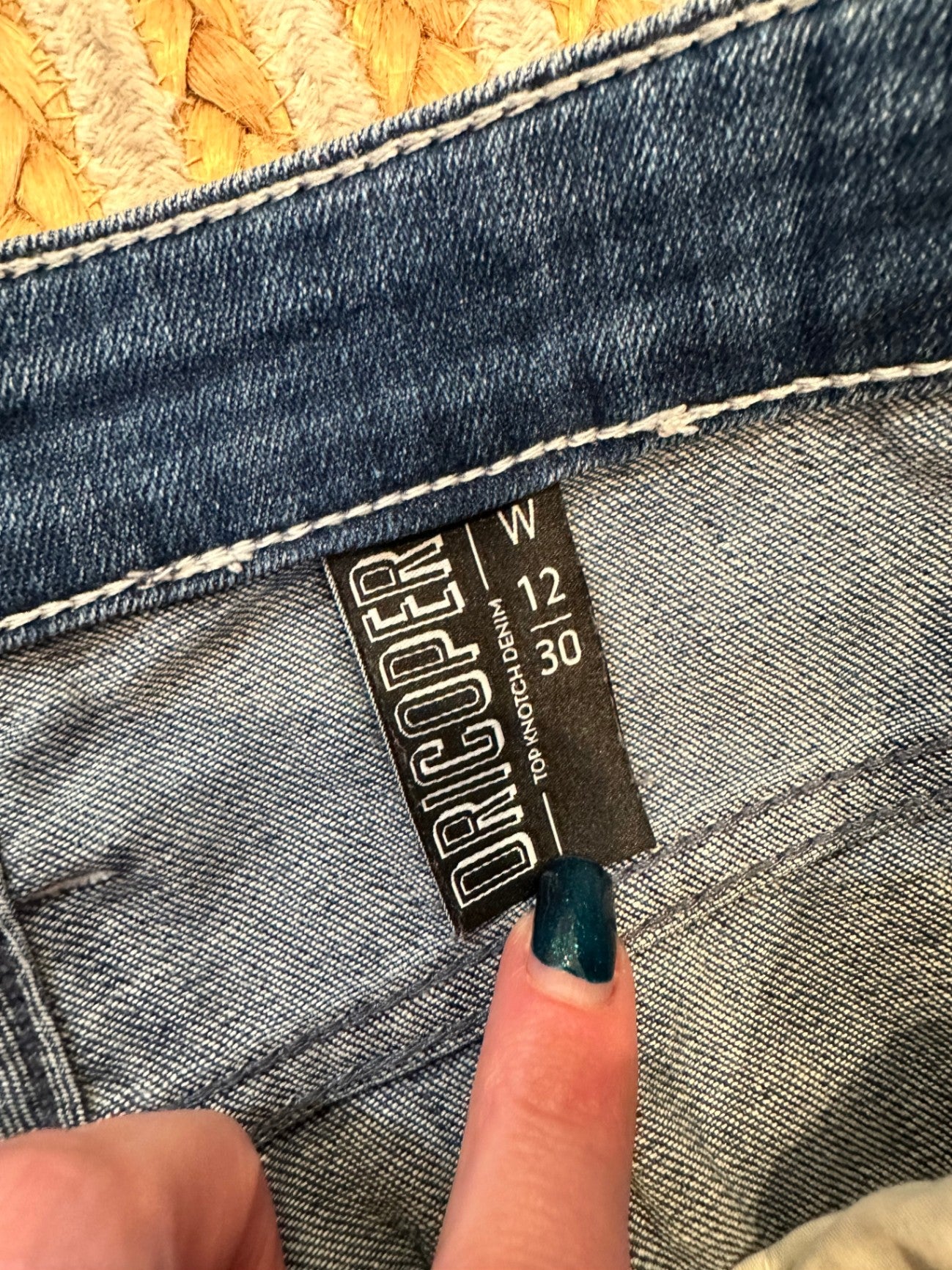 Dricoper Jeans - Size 12 - Blue - RRP: $235
