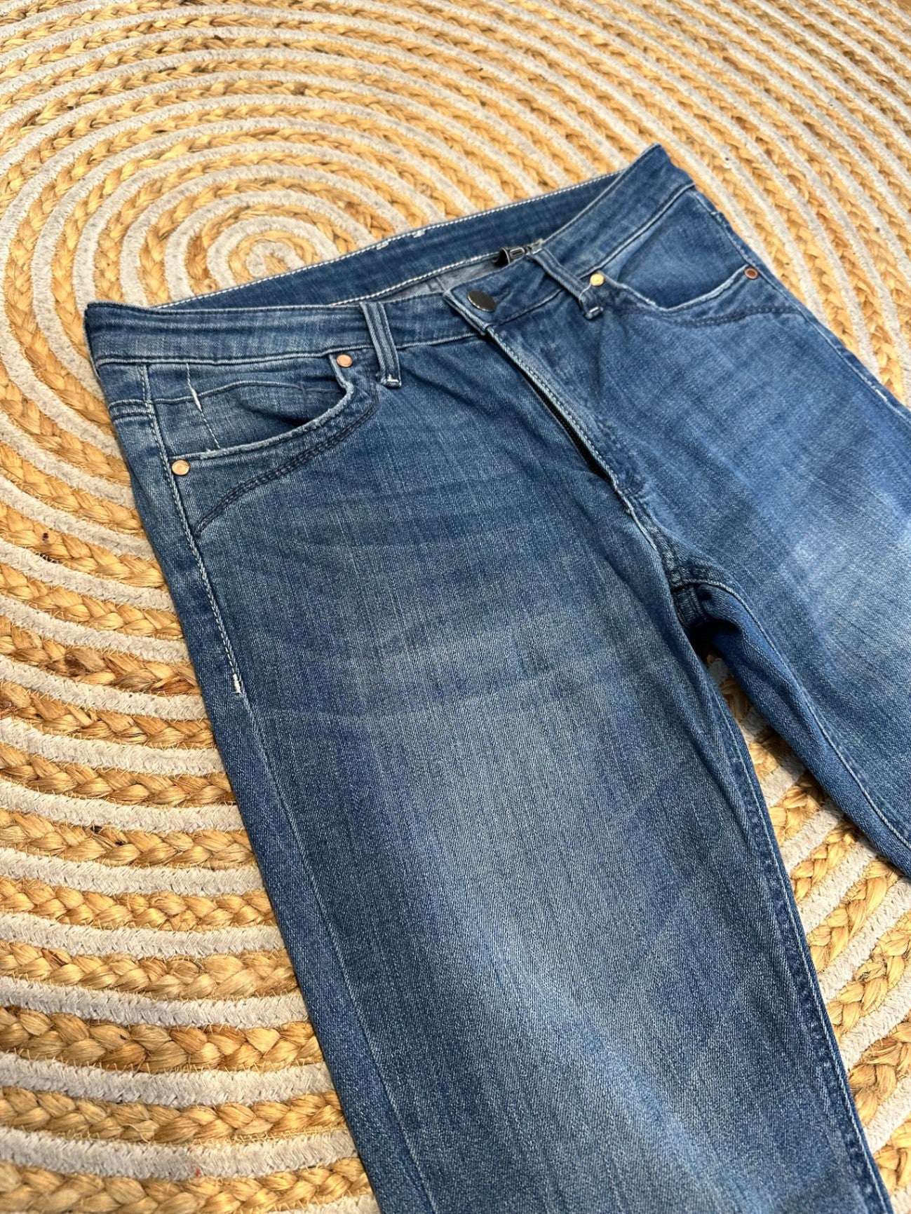 Dricoper Jeans - Size 12 - Blue - RRP: $235