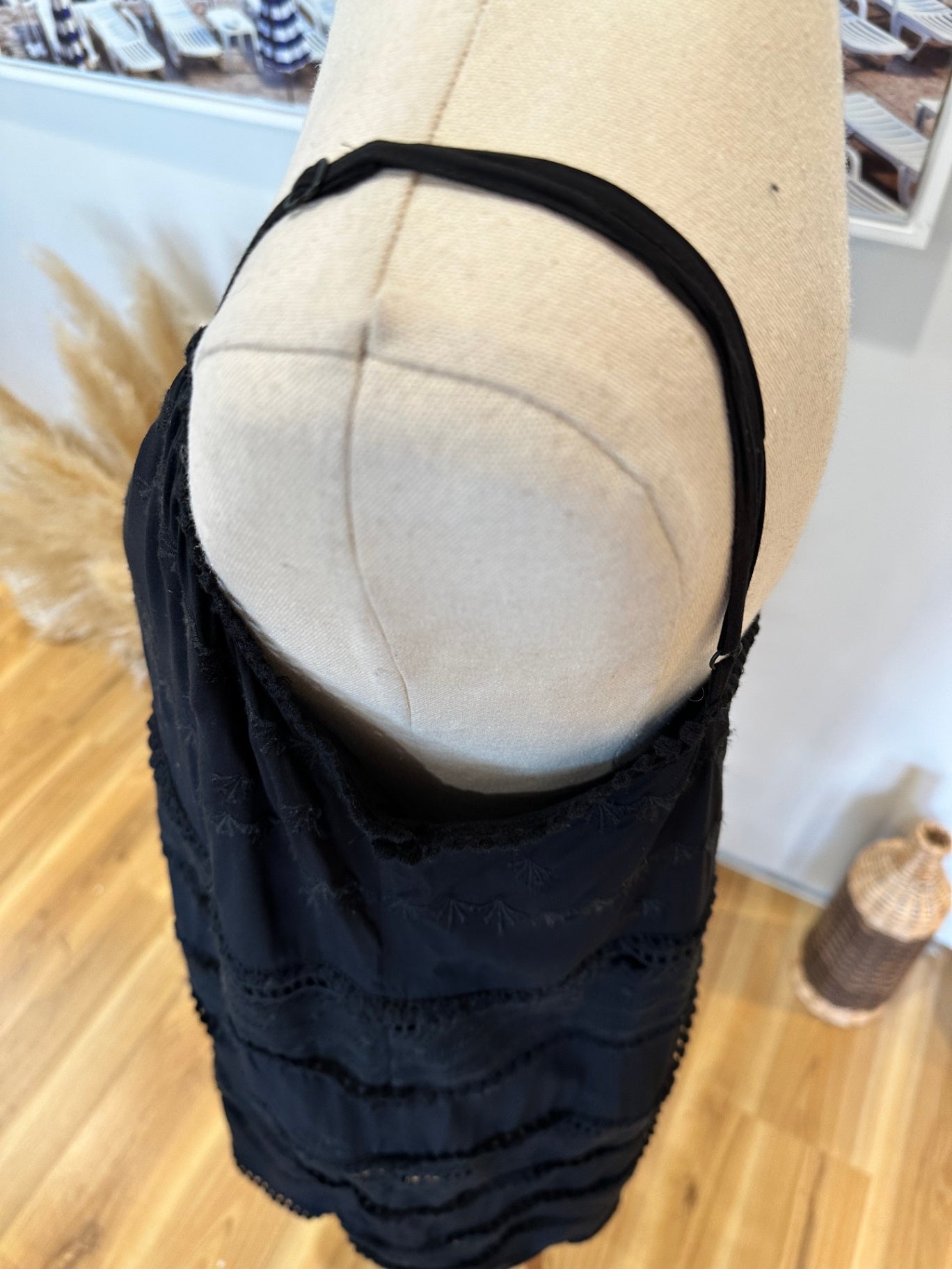 Decjuba - Bohemian Summer Dress - Large - Black