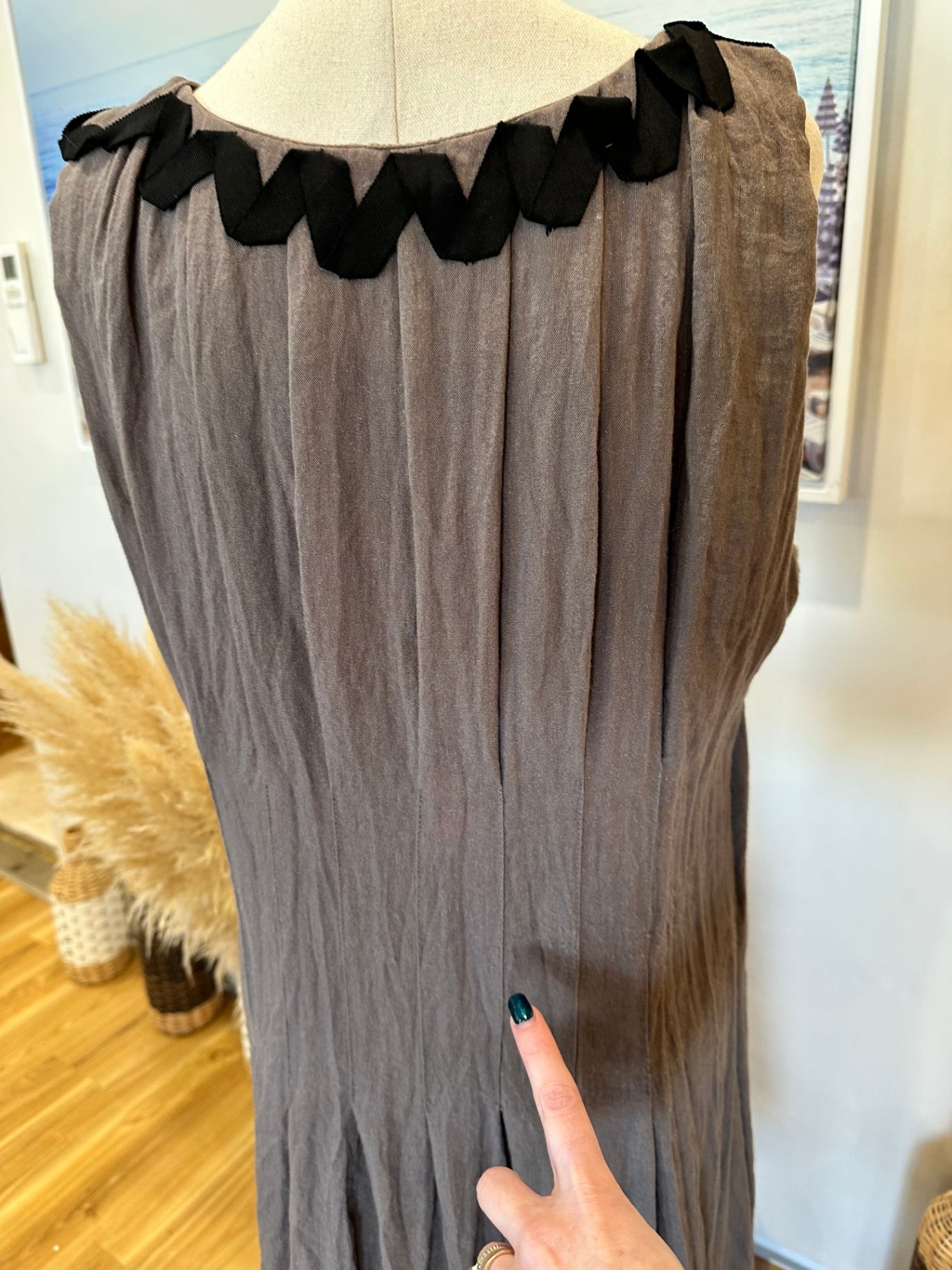 Philosophy Australia - Brown Dress - Size 14 - Brown [Piling evident]