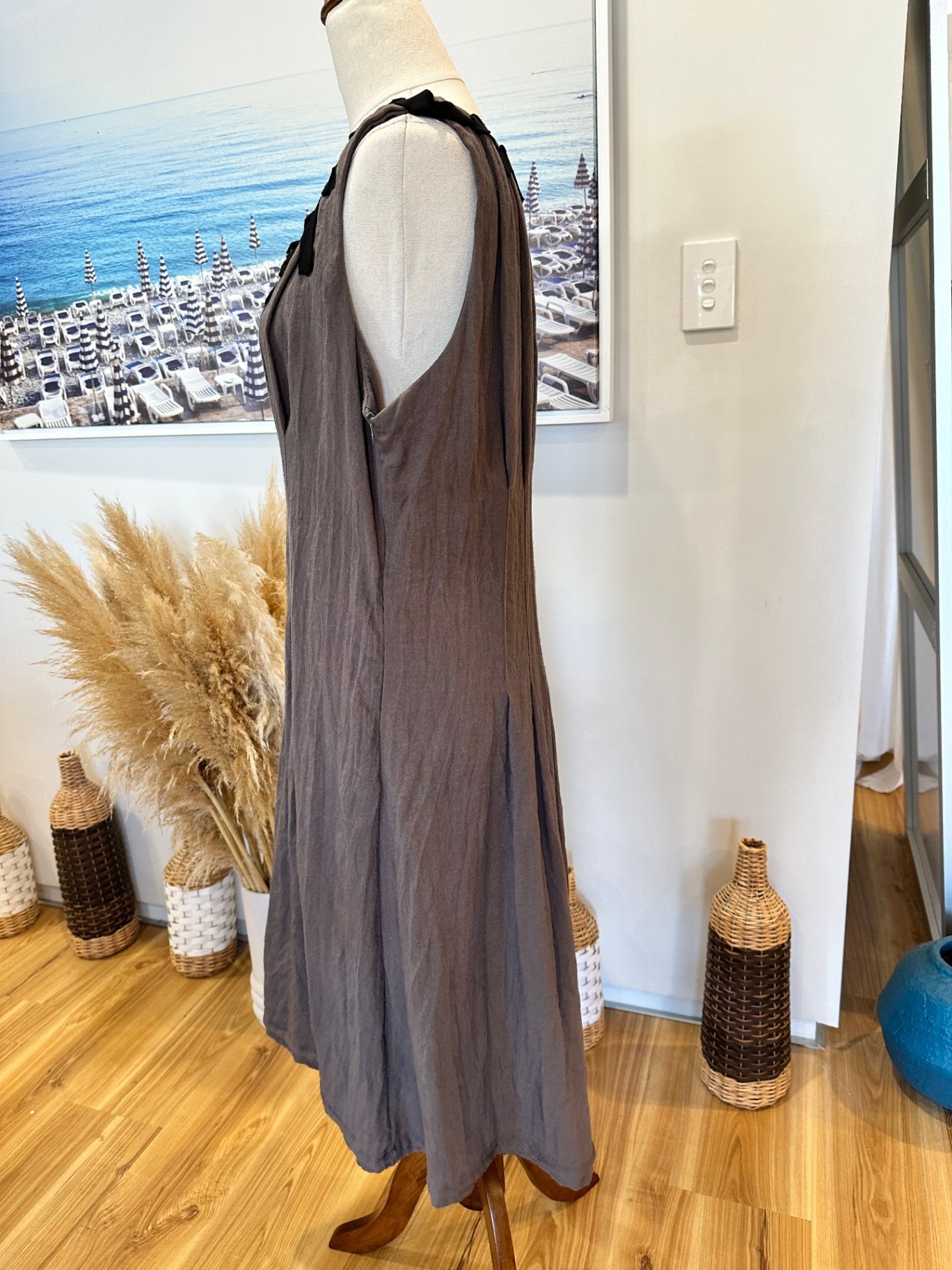 Philosophy Australia - Brown Dress - Size 14 - Brown [Piling evident]