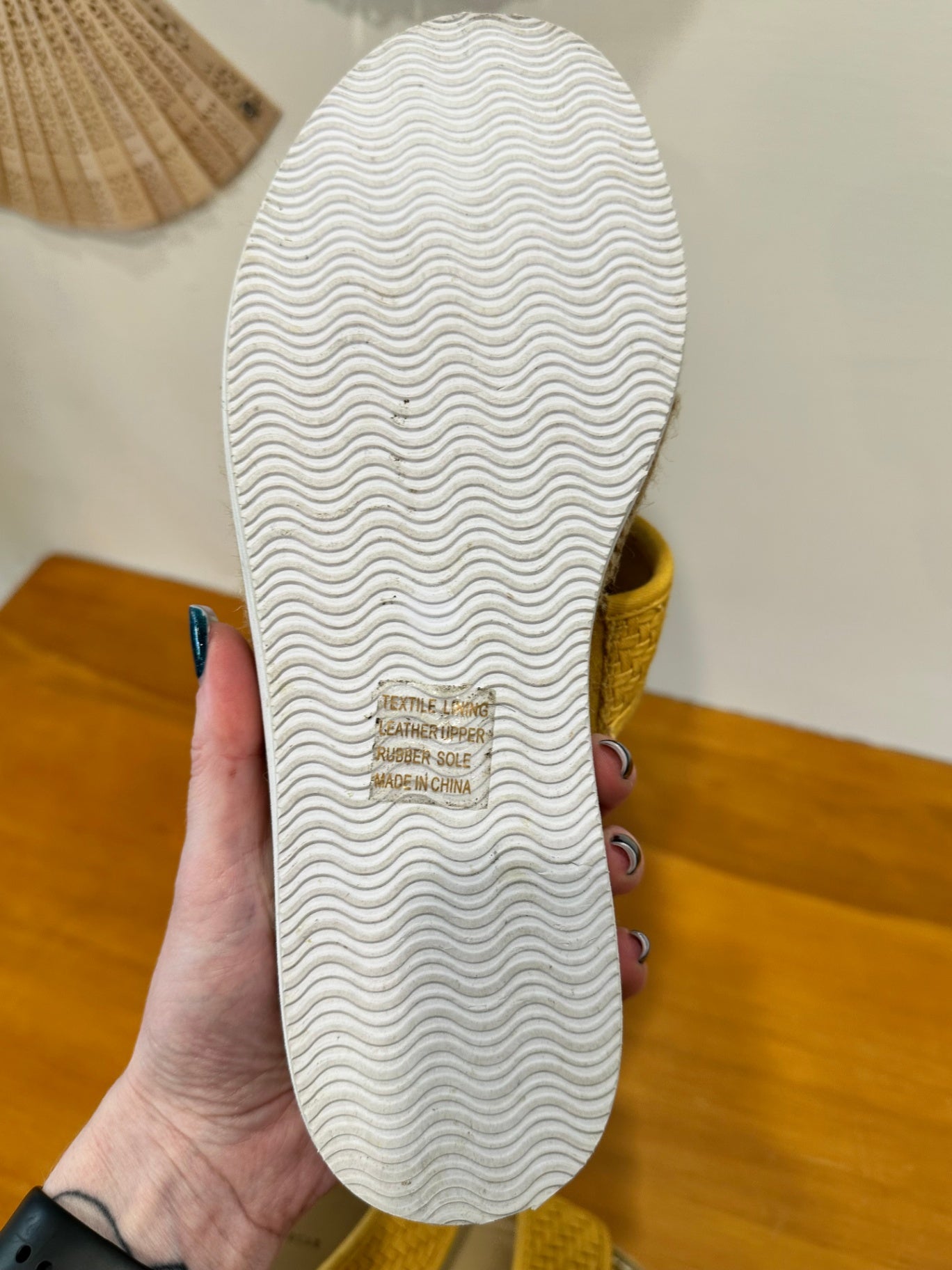 SKIN Footwear - Sandals - Size EU 41 - Yellow / Mustard