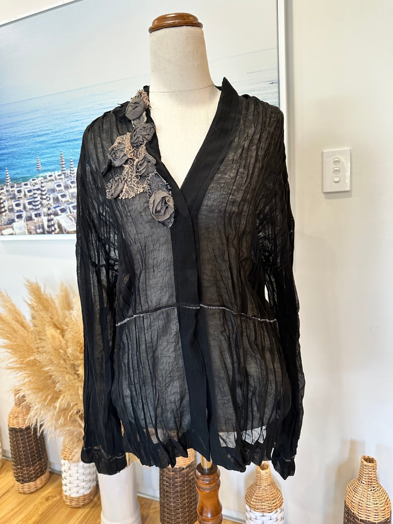 Verve Cardigan - Large - Black
