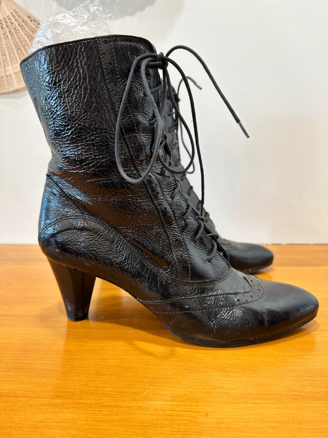 Steampunk Boots - Size EU 39 - Black
