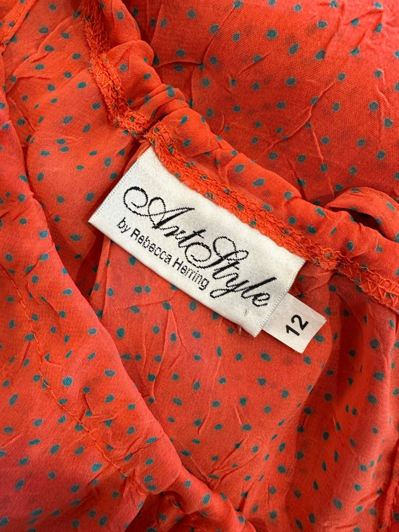 Art Style by Rebecca Herring - Dress - Size 12 - Orange