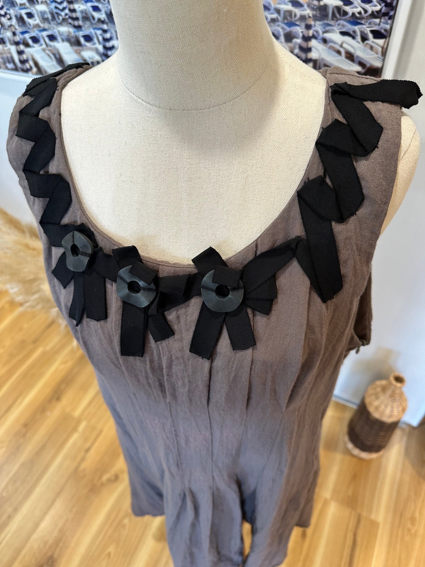 Philosophy Australia - Brown Dress - Size 14 - Brown [Piling evident]