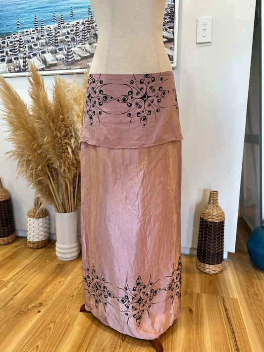 Marama - Pink Skirt - Medium