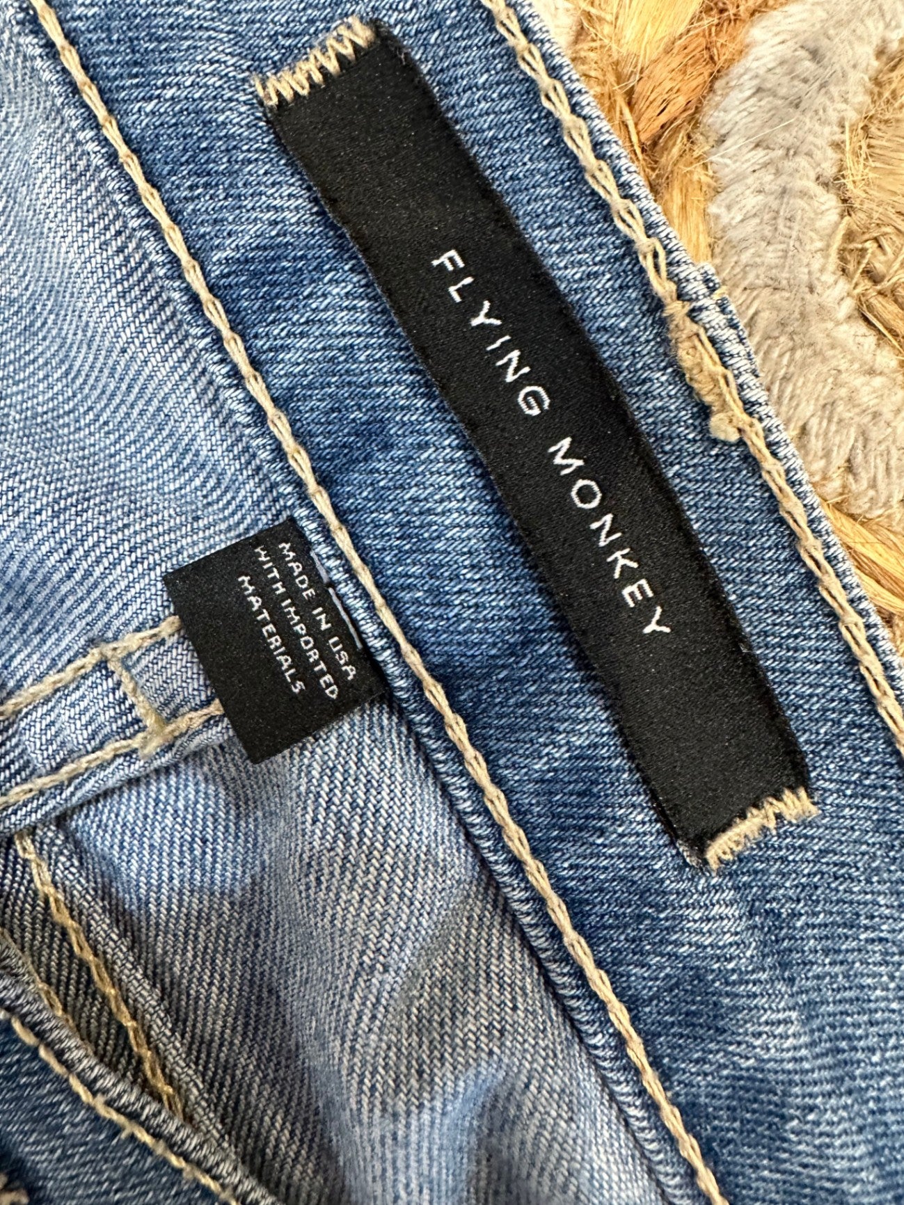 Flying Monkey Jeans - Size 29 - Blue  RRP: $185