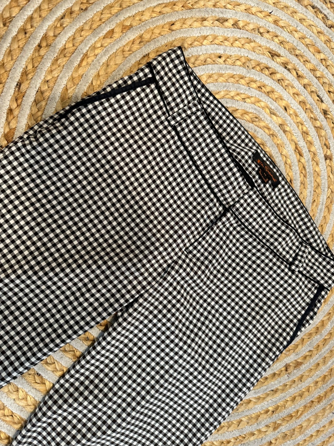 Ben Sherman - Pants - Medium - Black and White Gingham