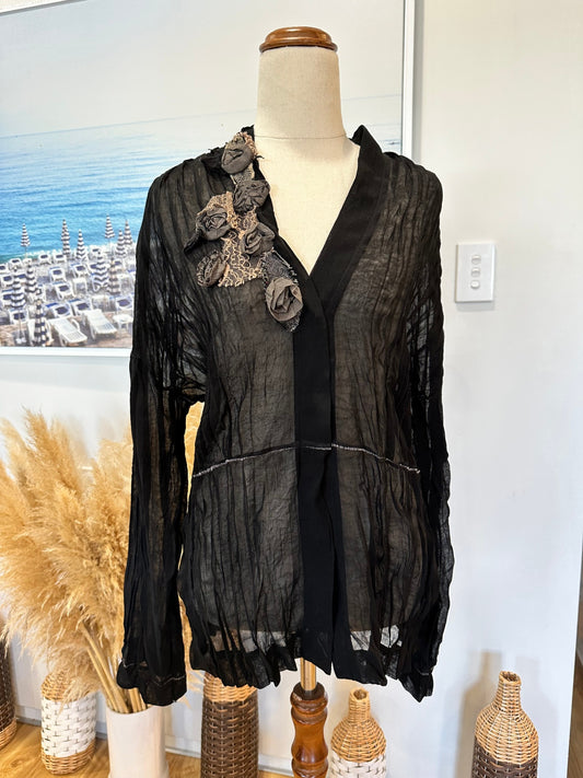 Verve Cardigan - Large - Black