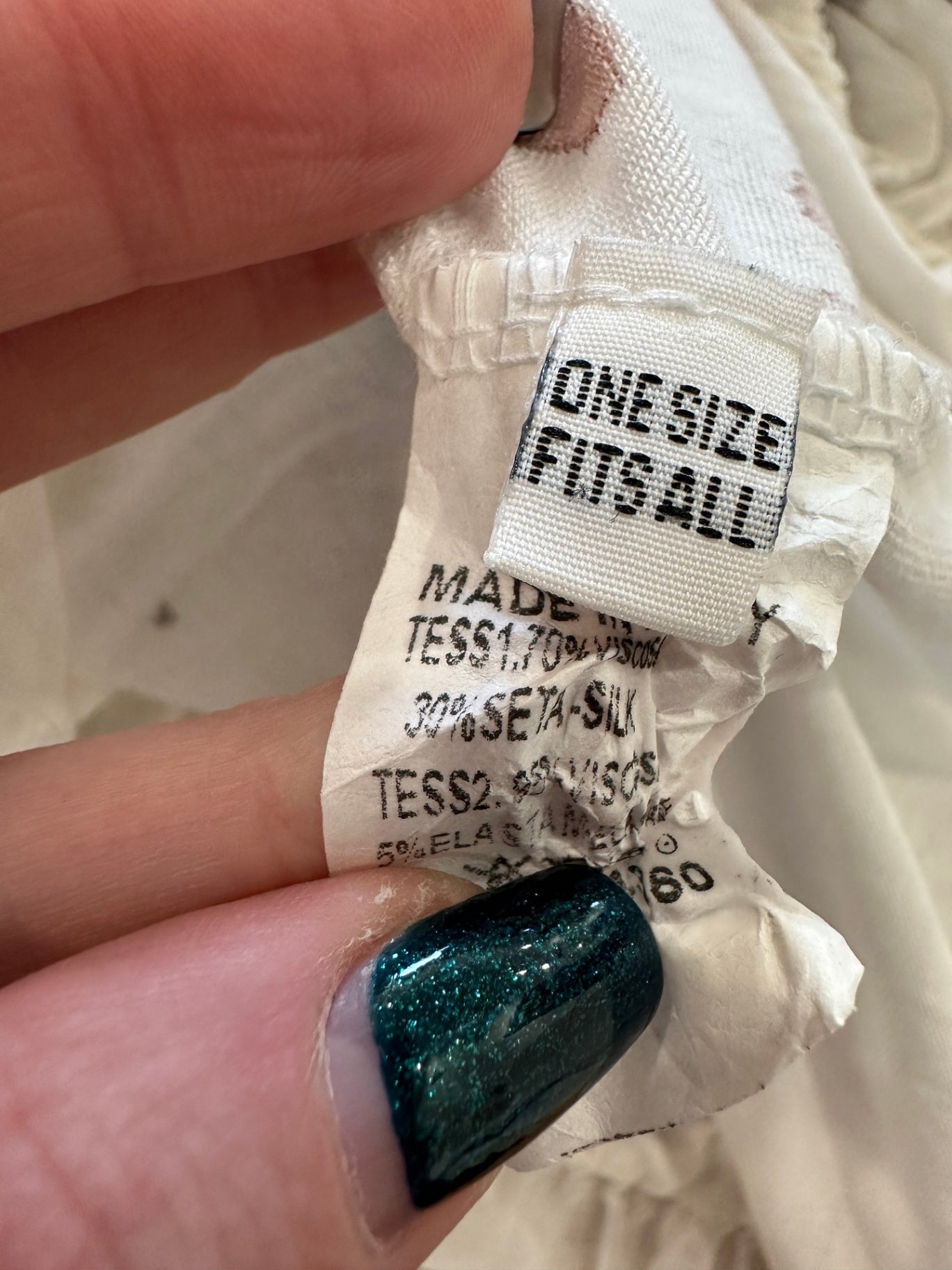 Halo & Hazard - Blouse - One Size - 30% Silk