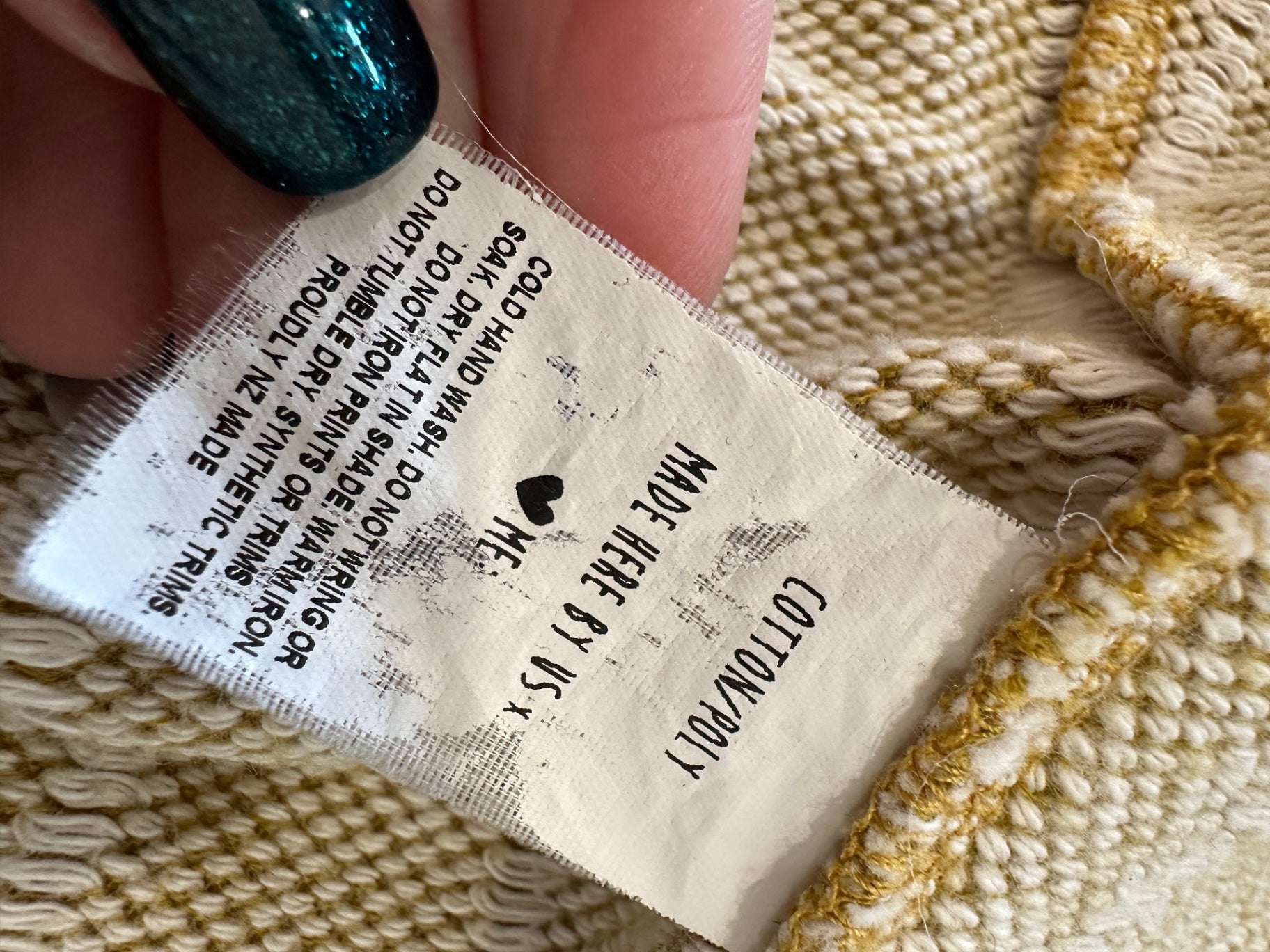 Kilt Oversized Cardigan (or Beach Cover) One Size - Beige + Mustard