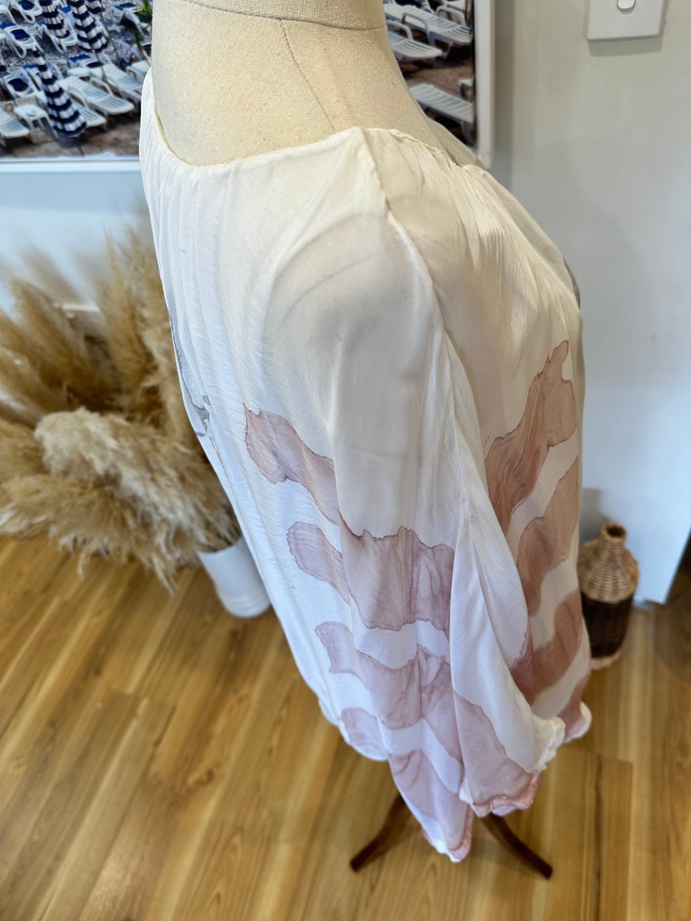 Halo & Hazard - Blouse - One Size - 30% Silk