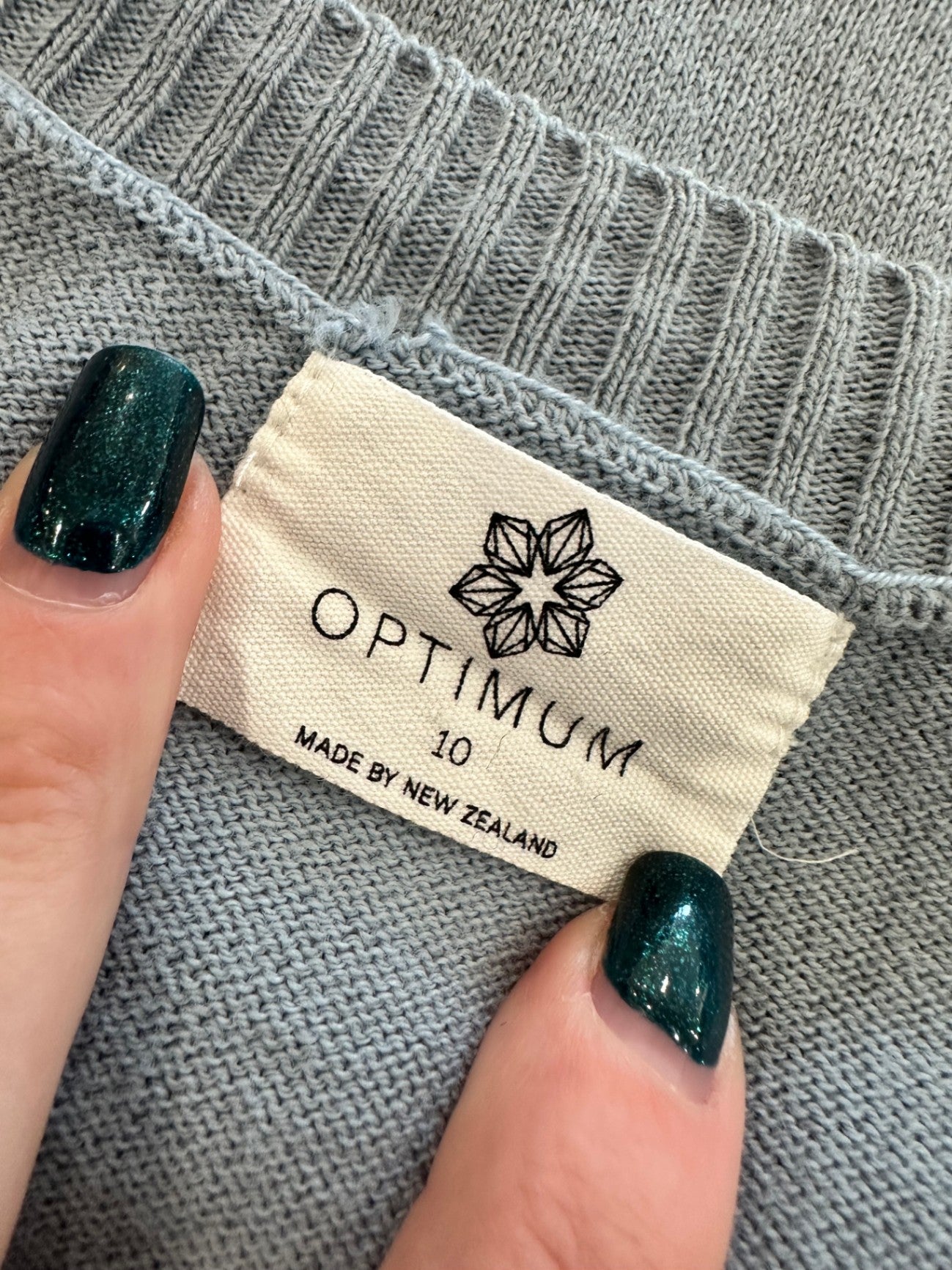 Optimum - Top - Size 10 - Pale Blue