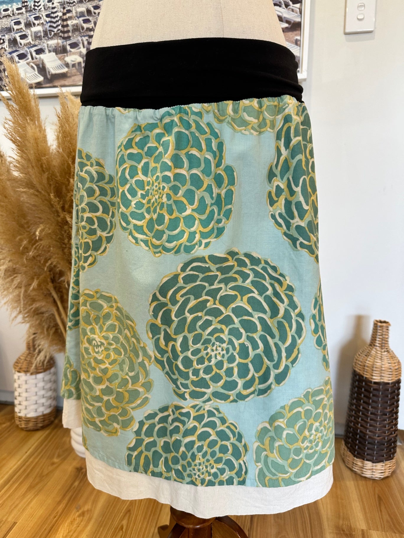 Talikans - Made in New Zealand - Reversible Skirt - Small