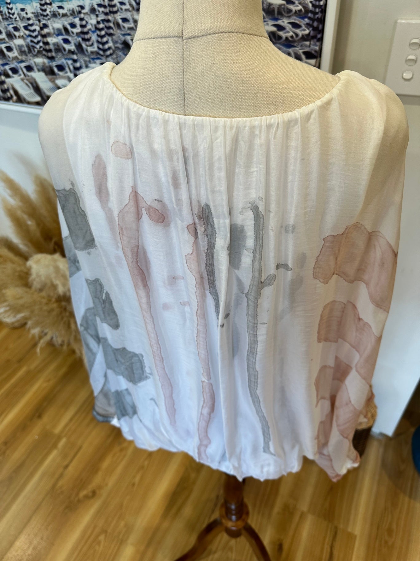 Halo & Hazard - Blouse - One Size - 30% Silk