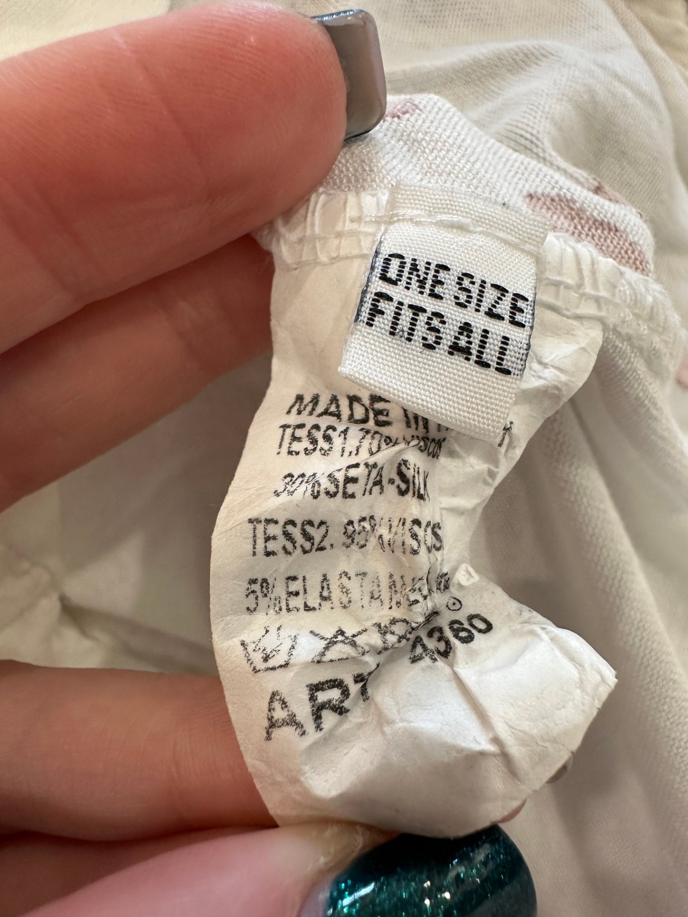 Halo & Hazard - Blouse - One Size - 30% Silk