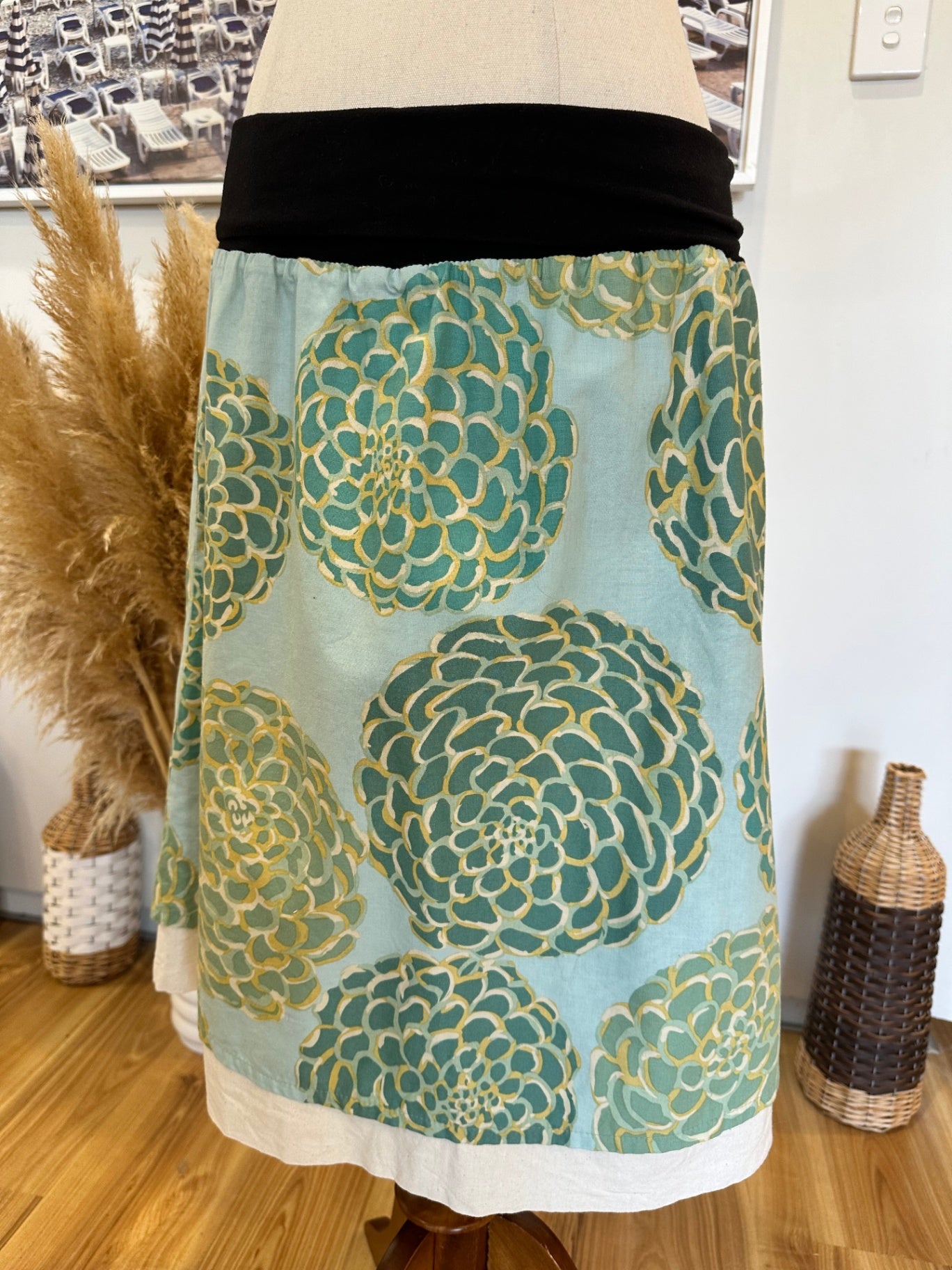 Talikans - Made in New Zealand - Reversible Skirt - Small