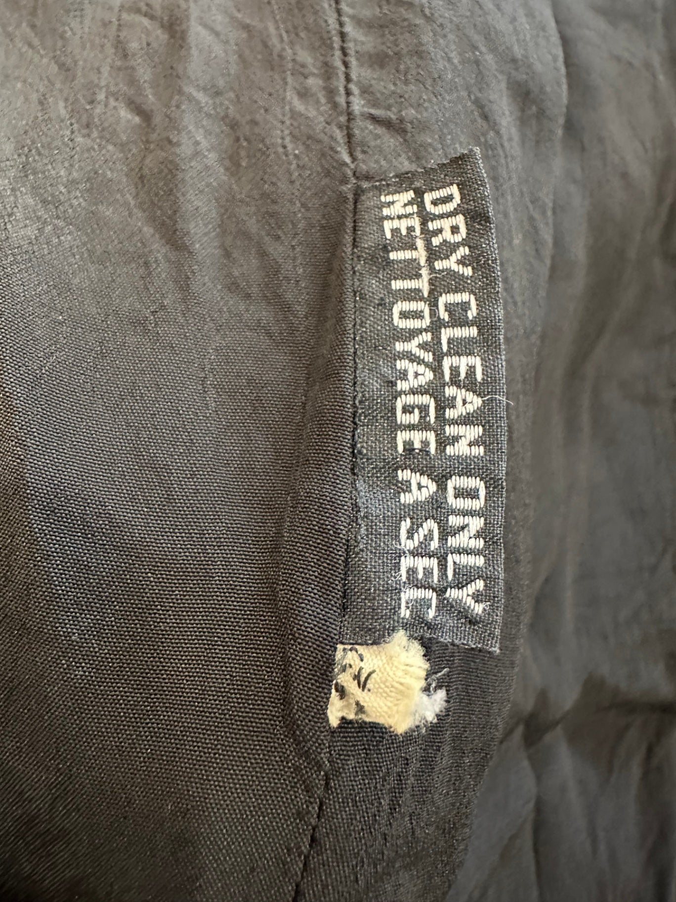 Vintage Coat - Medium / Large - Velvet Black and brown