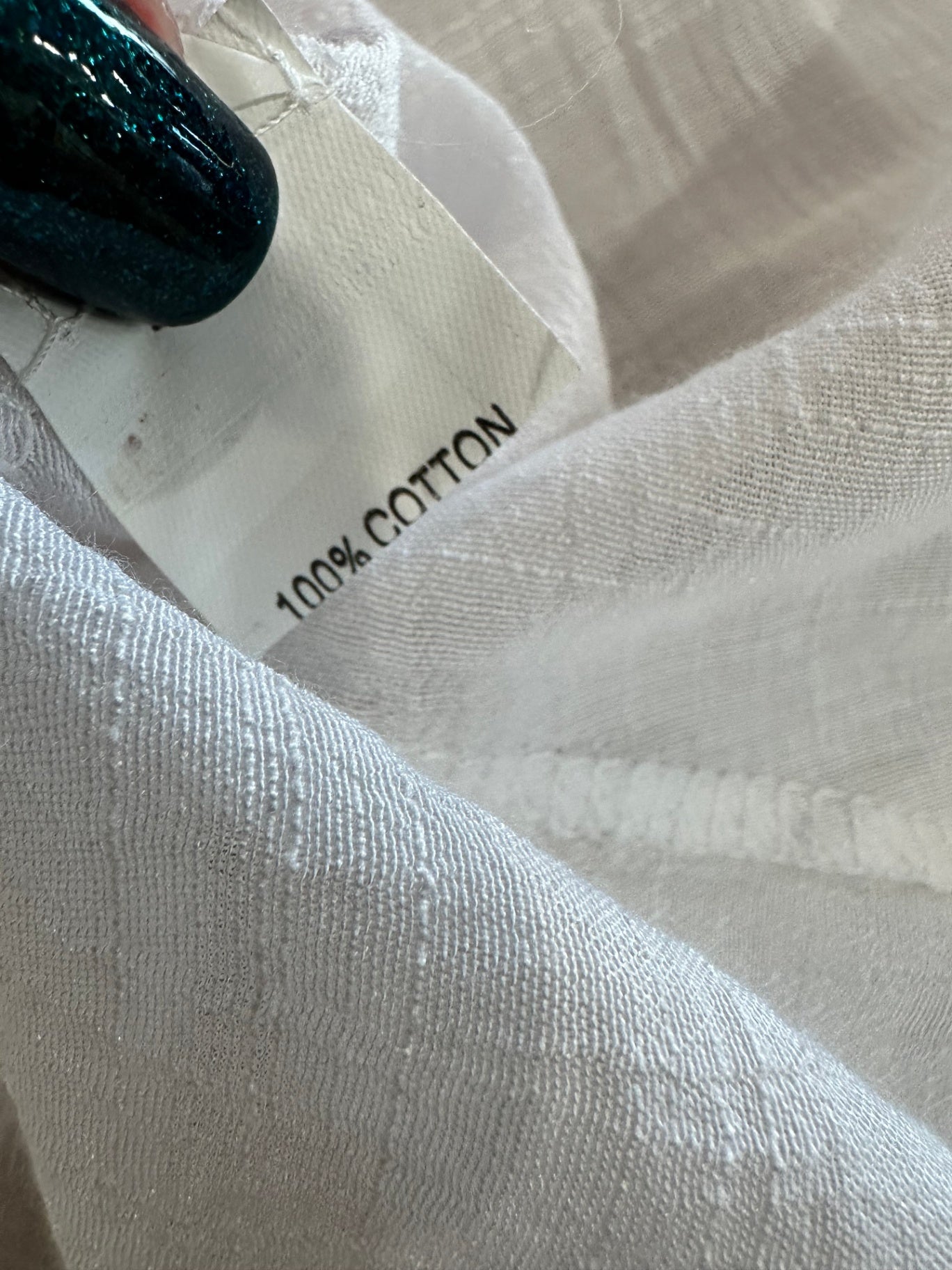 Summer Shirt - Size Large - White