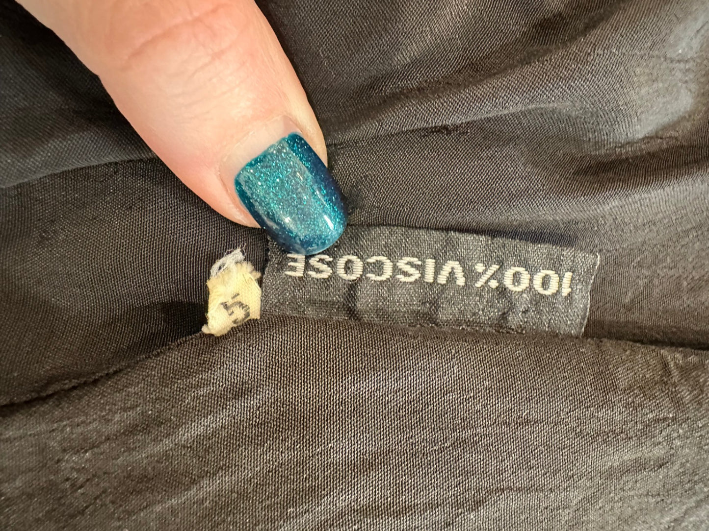 Vintage Coat - Medium / Large - Velvet Black and brown