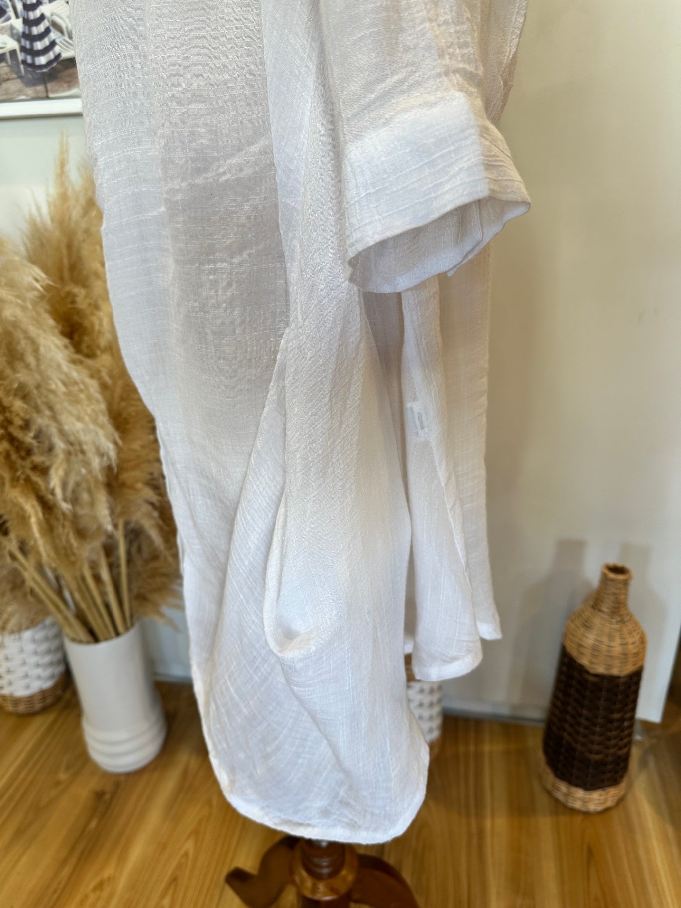 Summer Shirt - Size Large - White