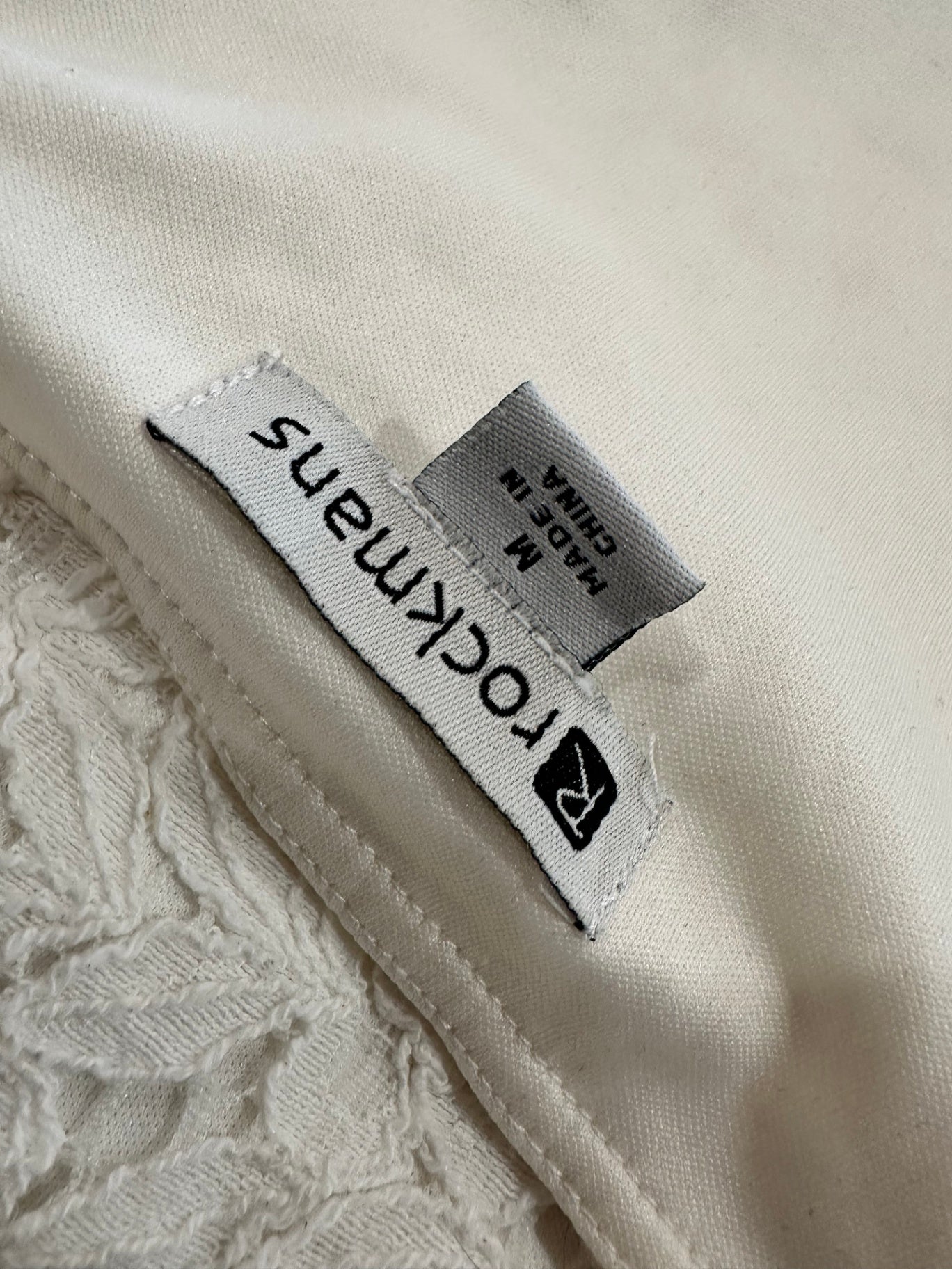 Rockmans - Lace Singlet Top - Medium - Cream/Off-white