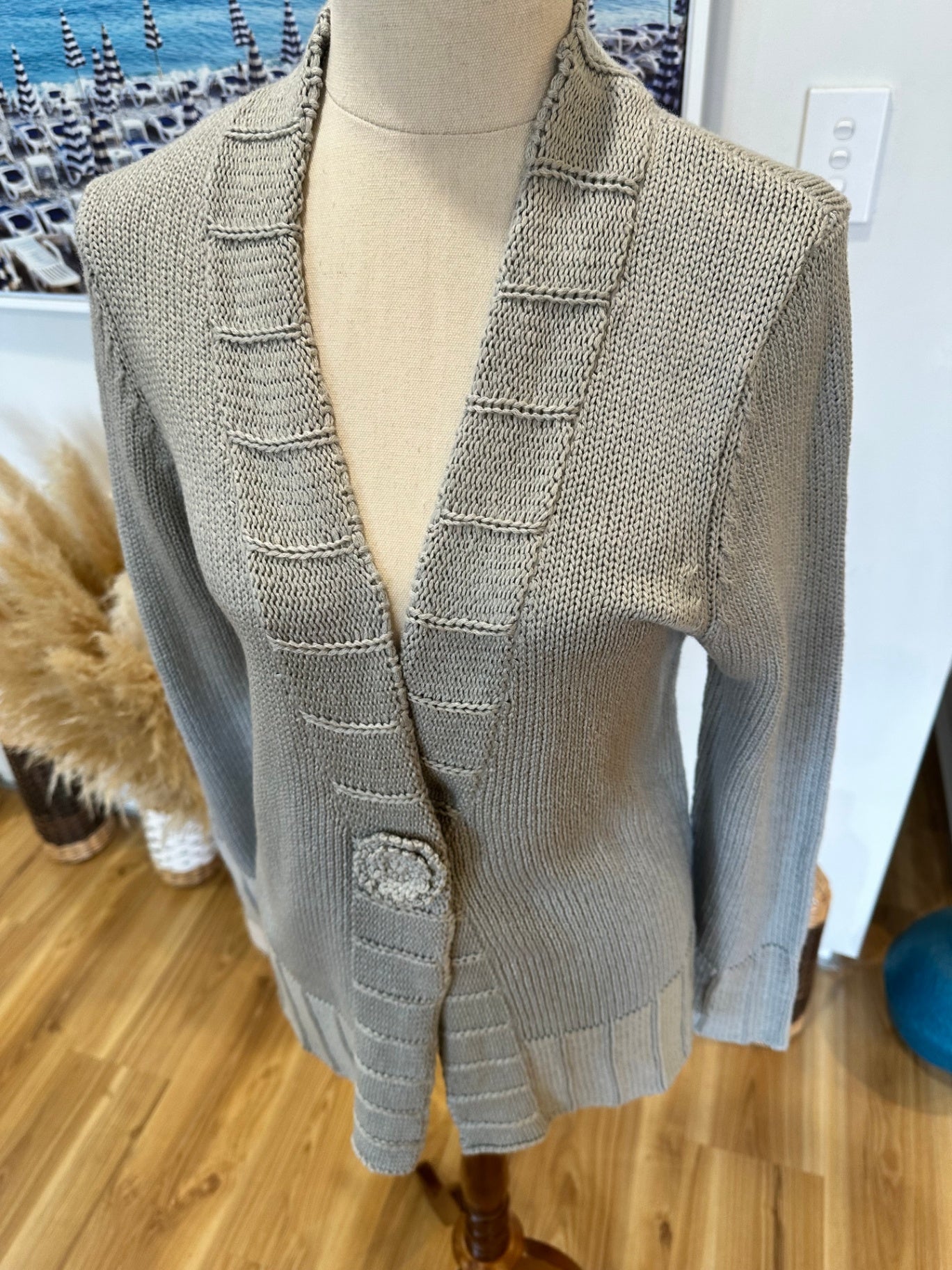 Rockmans Cardigan - Medium - Grey - NEW