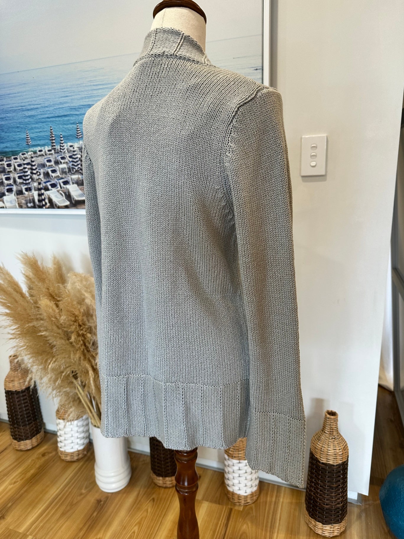 Rockmans Cardigan - Medium - Grey - NEW