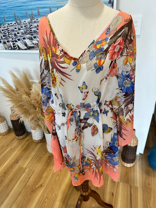 Rivers - Butterfly Kaftan - Medium - NEW