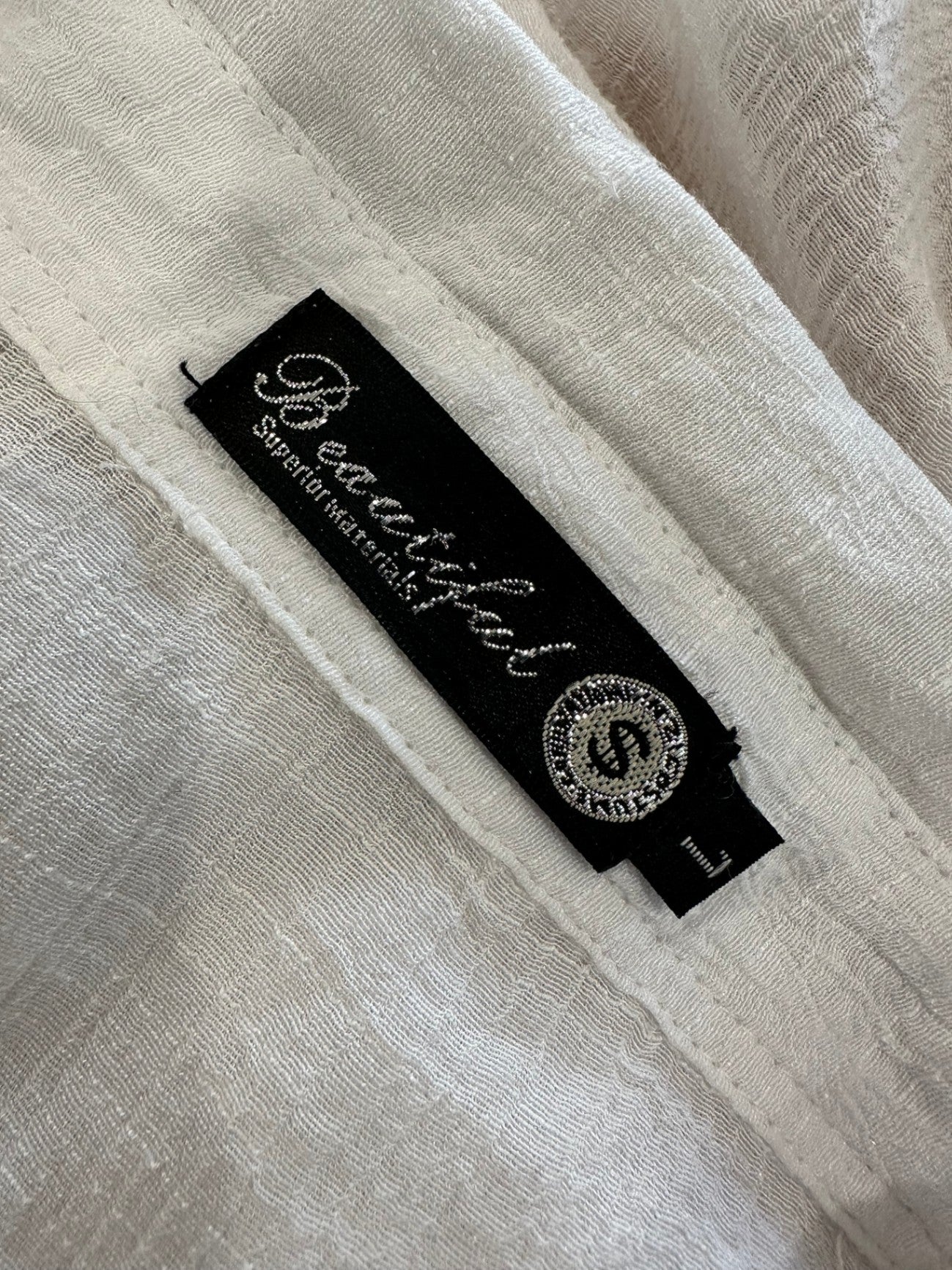 Summer Shirt - Size Large - White