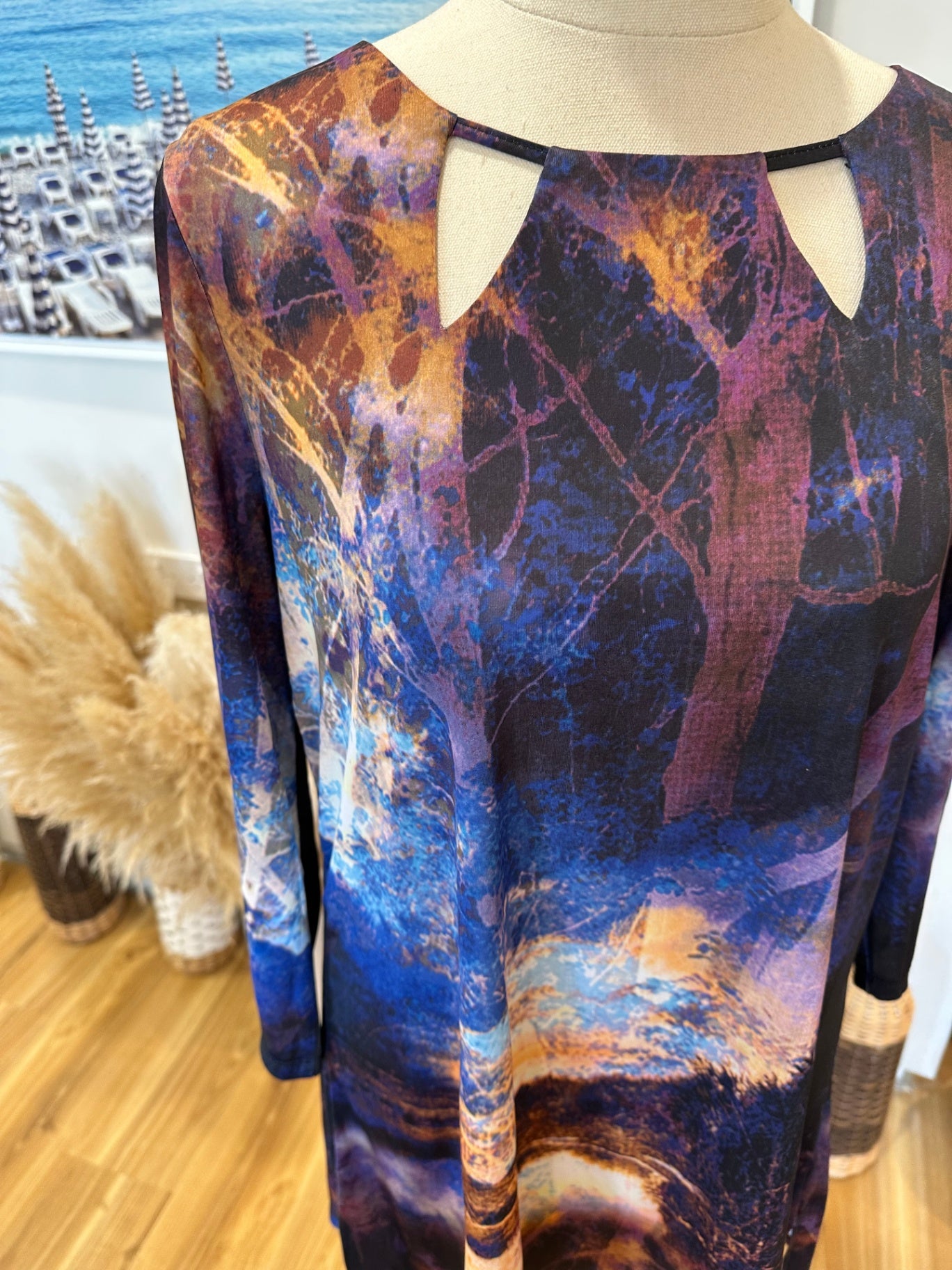 Rockmans Blouse - Medium - Sunset Tones