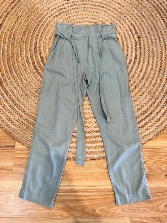 Coast to Country - 55% Linen Pants - Size 6 - Light blue - NEW RRP $39.99
