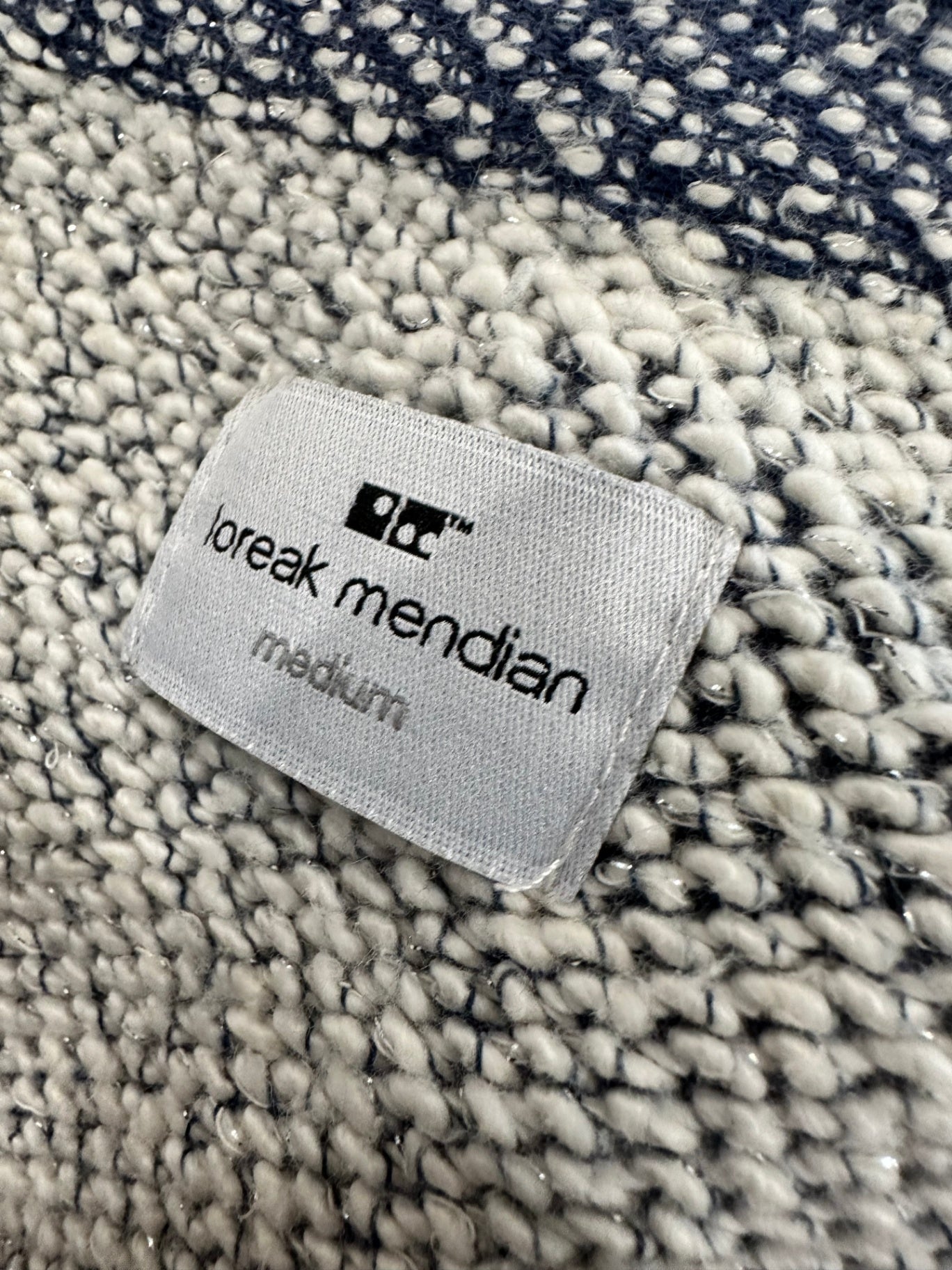 Loreak Mendian - Jacket / Blazer - Size Small - Blue / White / Silver