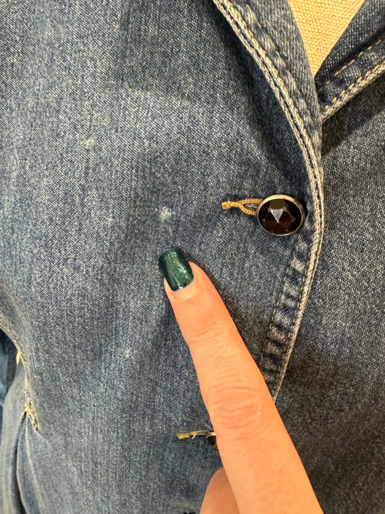 Vintage 90's - Denim Dress - Medium - 100% Cotton