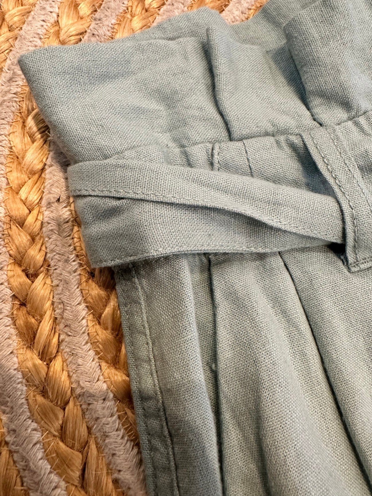 Coast to Country - 55% Linen Pants - Size 6 - Light blue - NEW RRP $39.99