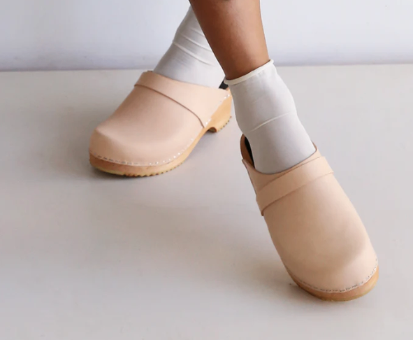Funkis Clogs - Size EU 40 - Tan (Cork like material)