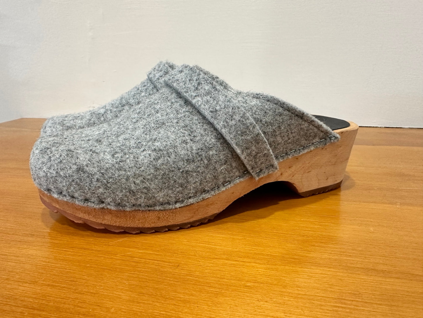 Funkis - Clogs - Grey Felt - Size 38 - RRP $180