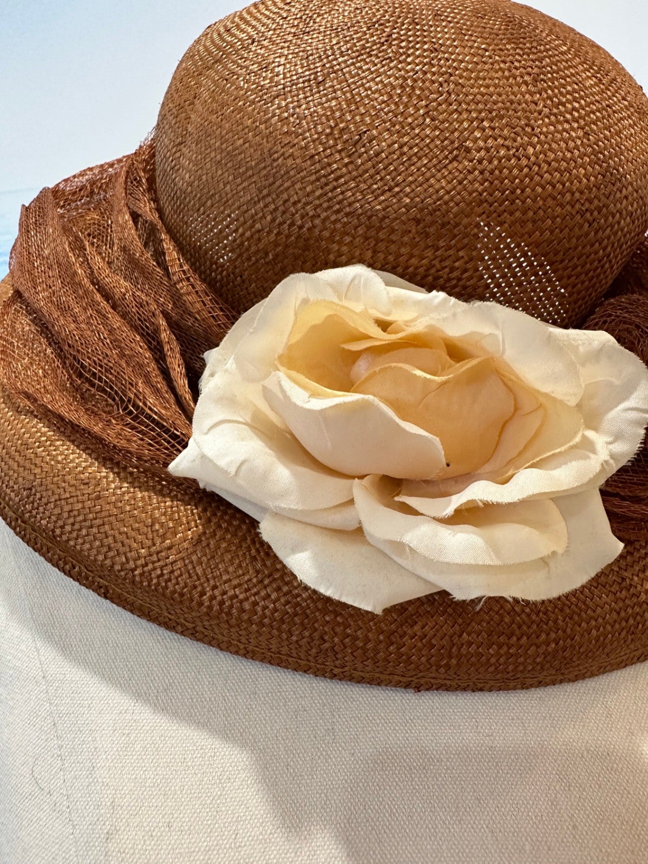 Race Day Hat - Tan Brown