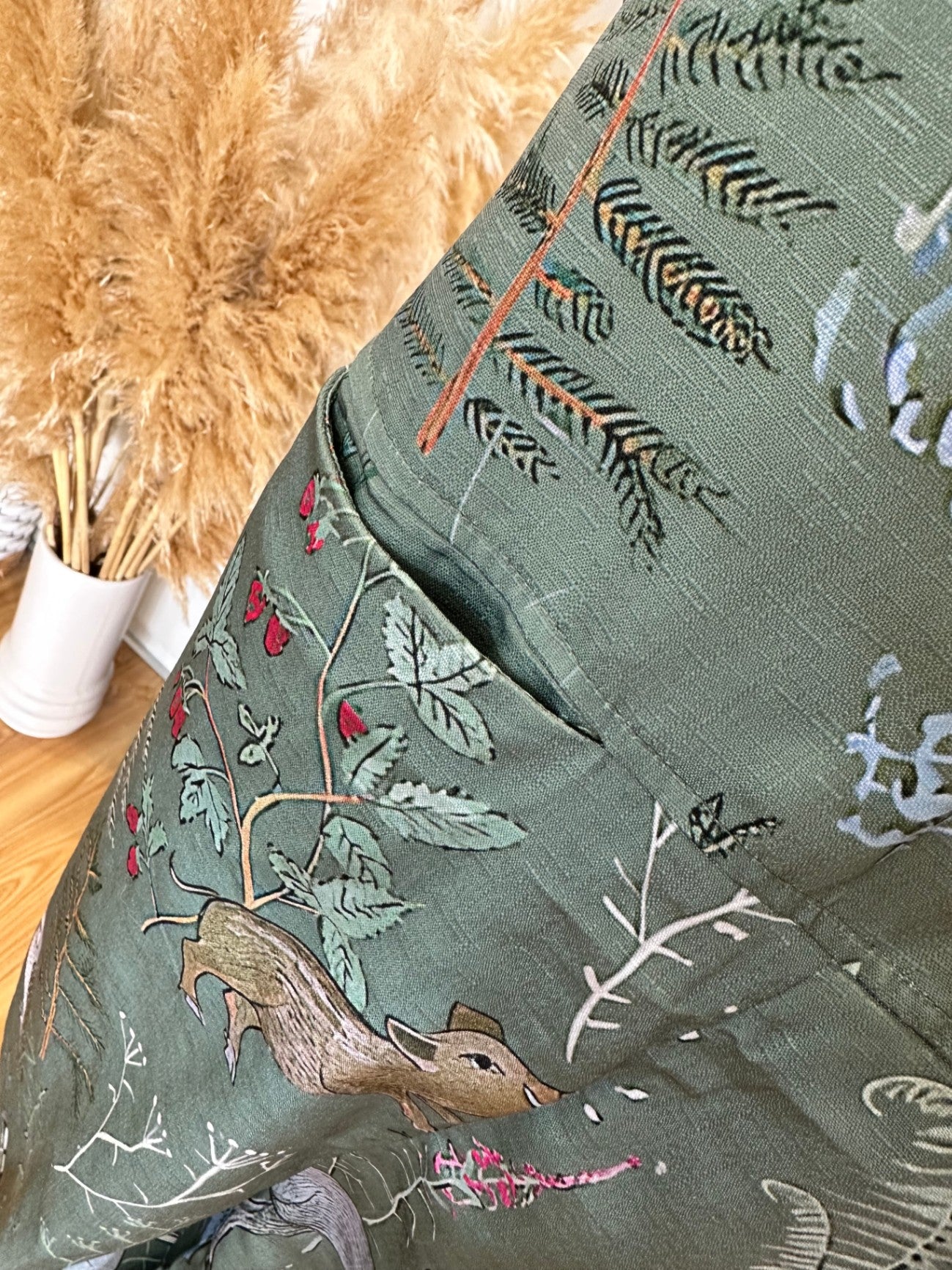 Woodland Themed Dungarees - Medium / Large