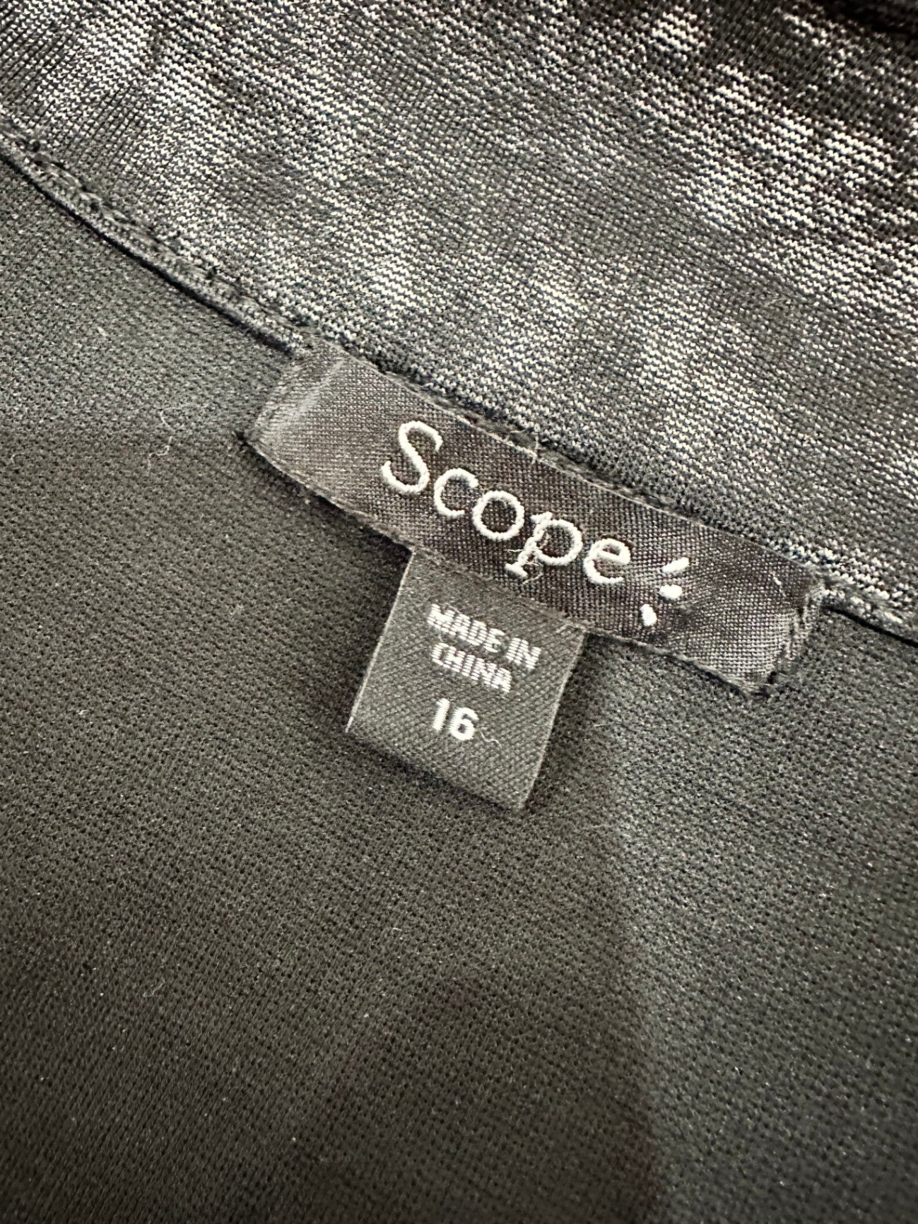 Scope Jacket - Size 14 - Black and grey